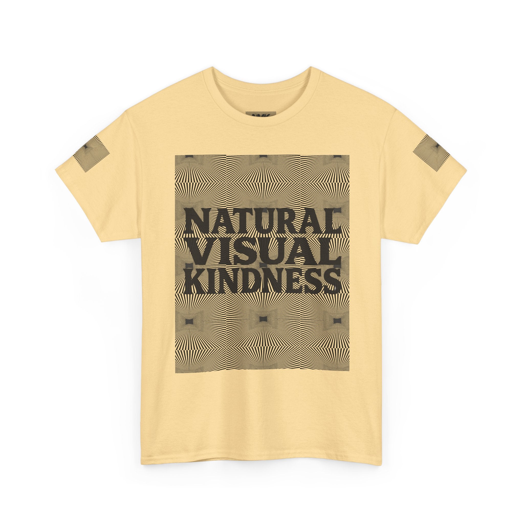NVK NATURAL VISUAL KINDNESS TEE™ — Optical Art Graphic