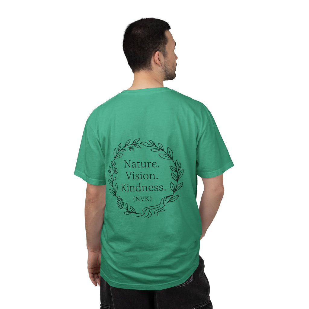 NVK NATURE VISION KINDNESS TEE™ — Floral Wreath Graphic