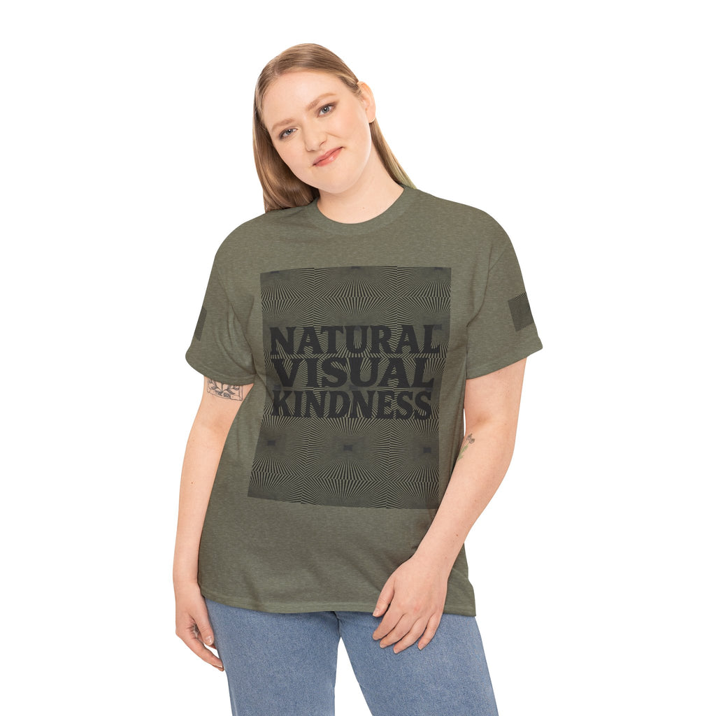 NVK NATURAL VISUAL KINDNESS TEE™ — Optical Art Graphic