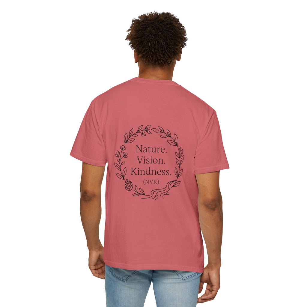 NVK NATURE VISION KINDNESS TEE™ — Floral Wreath Graphic