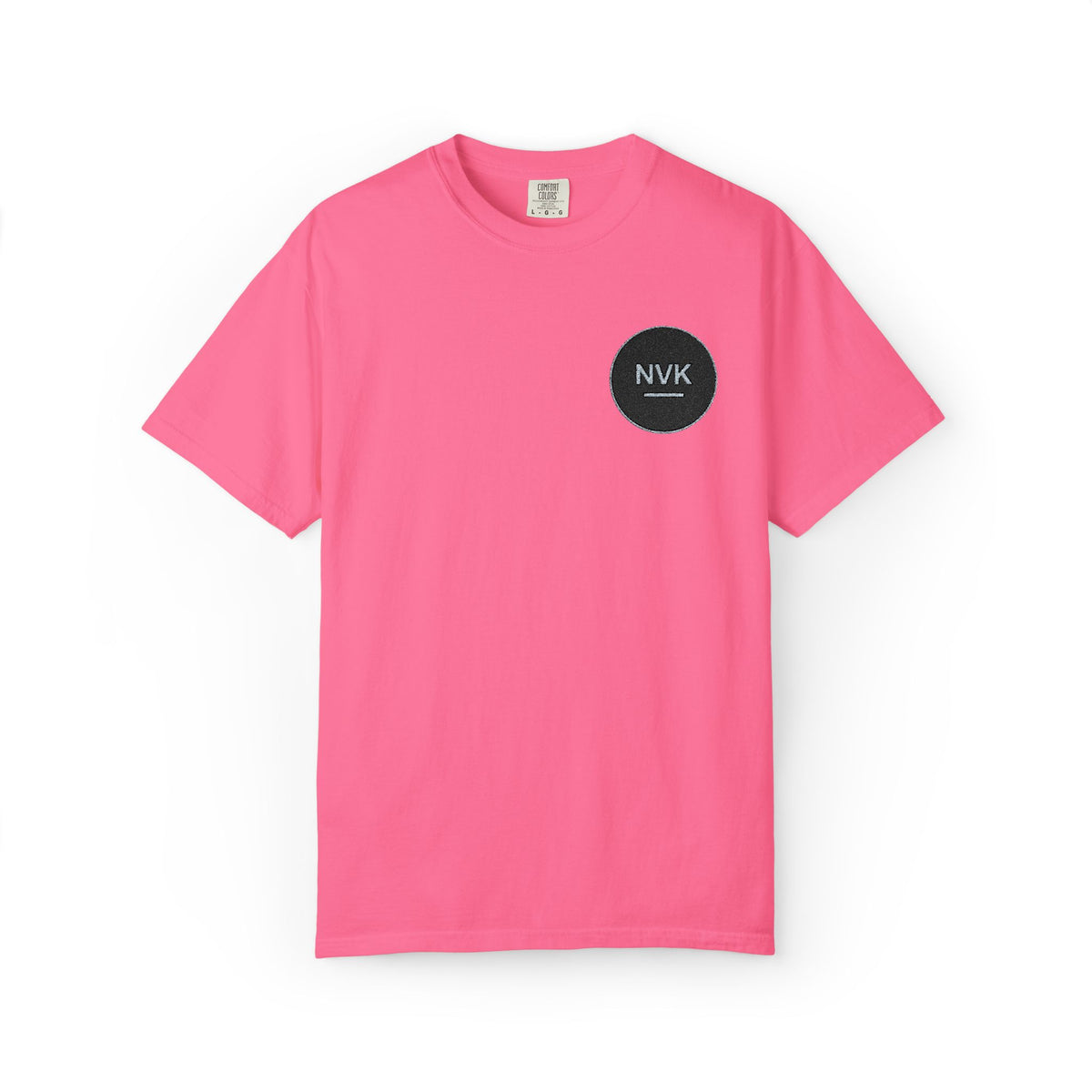 NVK MINIMAL LOGO TEE™ — Heavyweight Garment-Dyed Essential