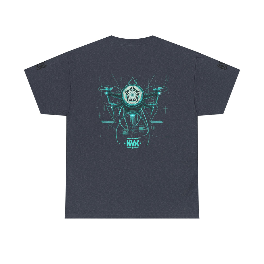 NVK ALIEN DRONE EMBLEM TEE™ — Futuristic Tech Graphic