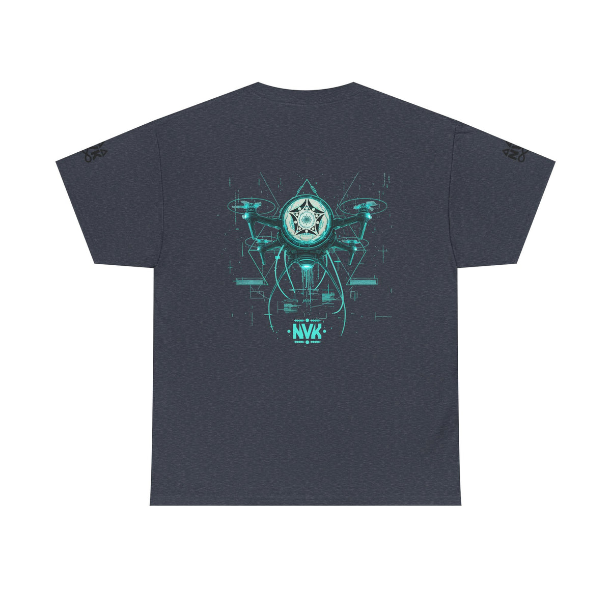 NVK ALIEN DRONE EMBLEM TEE™ — Futuristic Tech Graphic