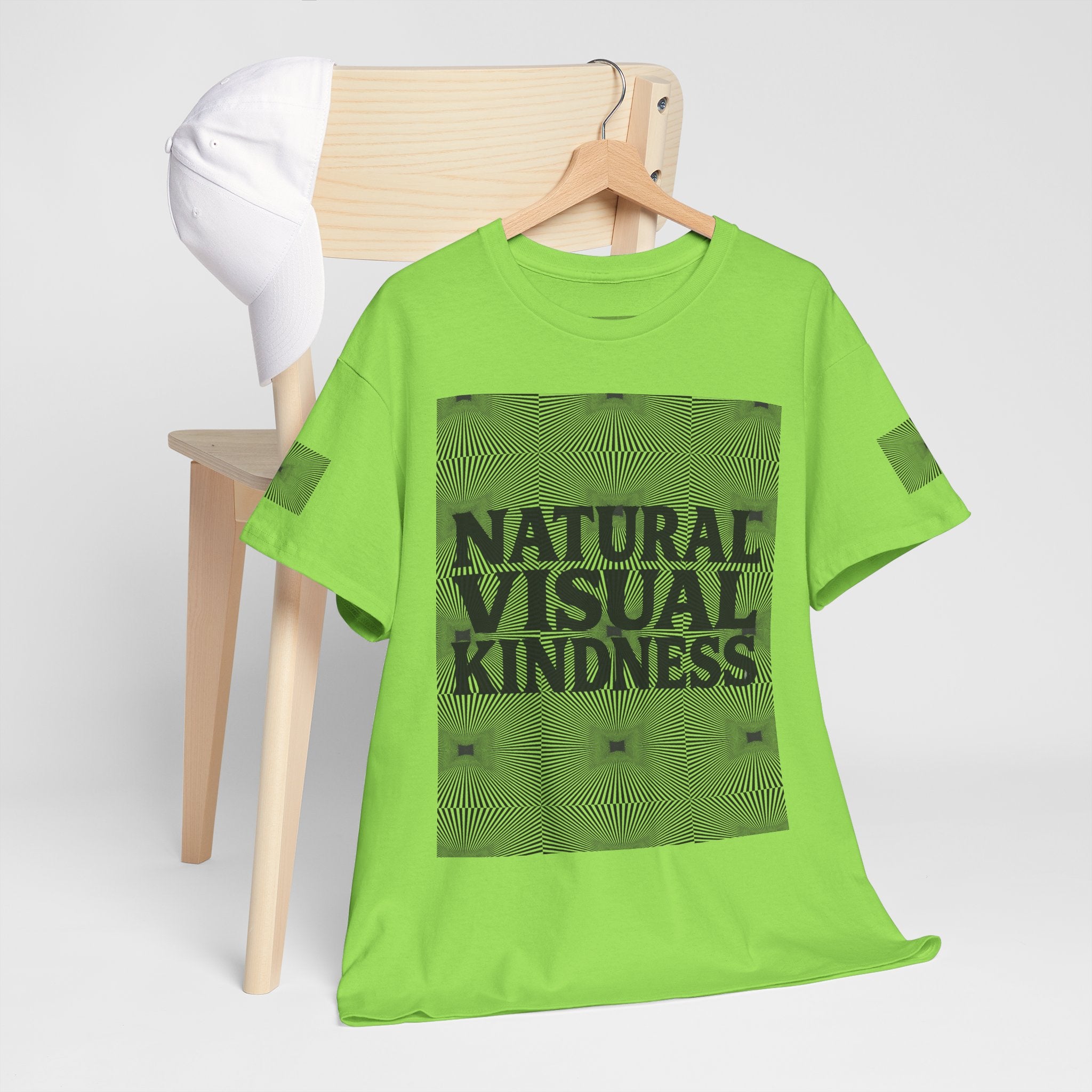 NVK NATURAL VISUAL KINDNESS TEE™ — Optical Art Graphic