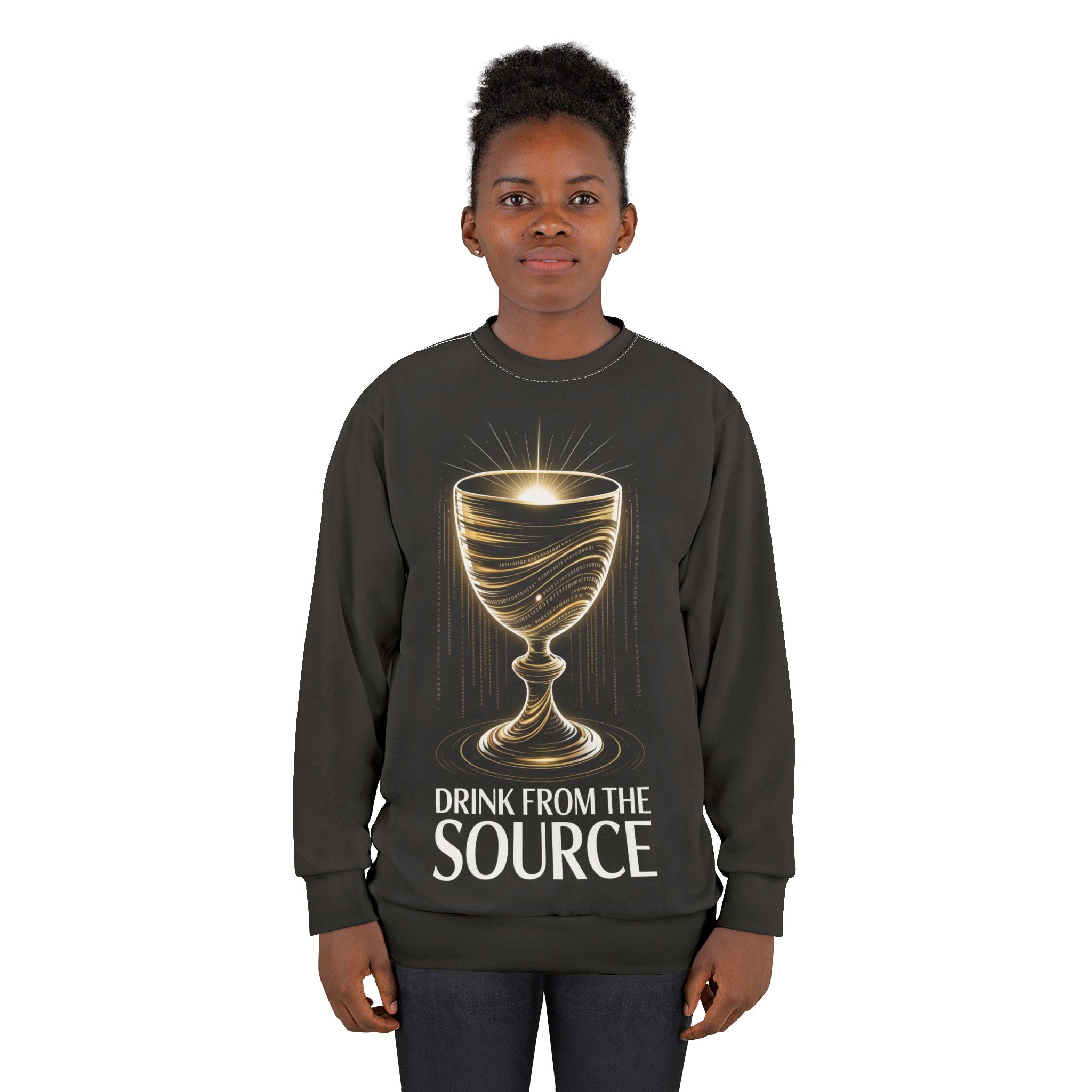 NVK DRINK FROM THE SOURCE SWEATSHIRT™ — Unisex AOP Crewneck