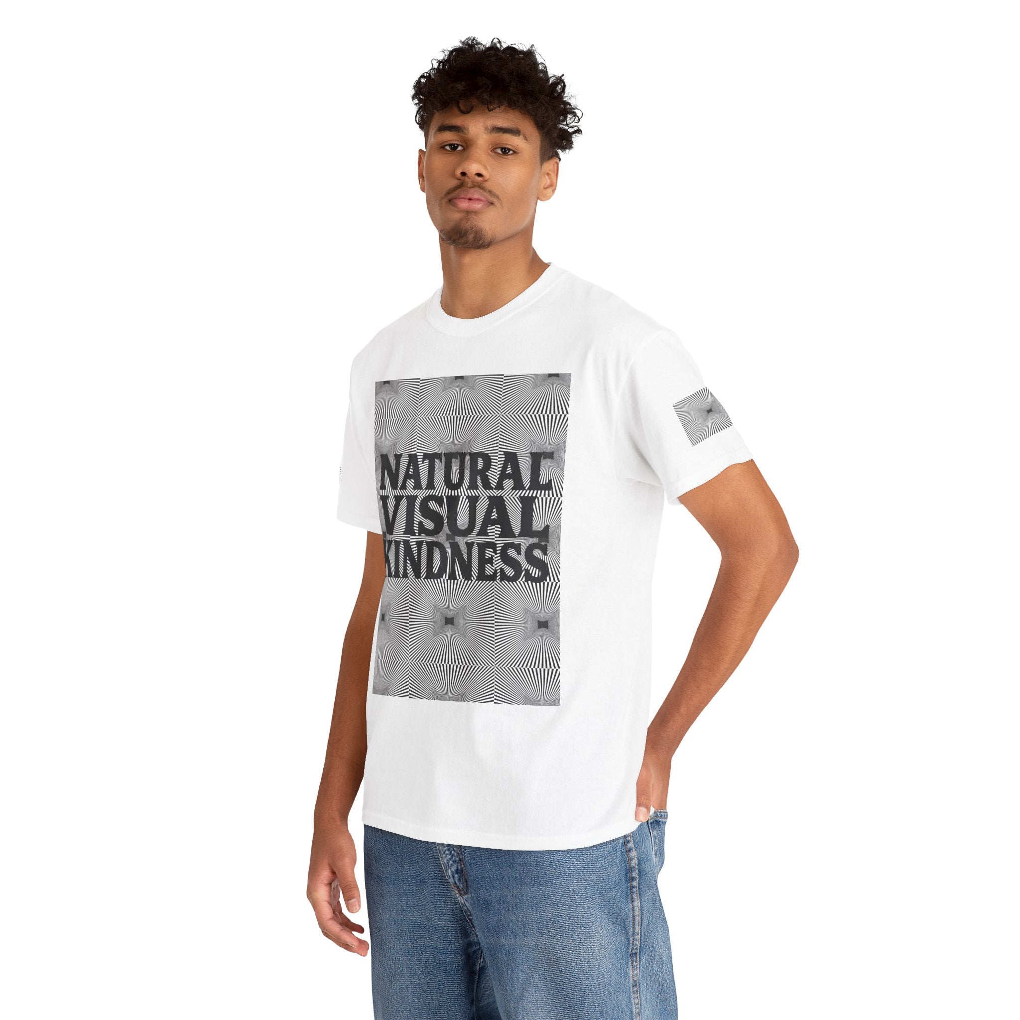 NVK NATURAL VISUAL KINDNESS TEE™ — Optical Art Graphic