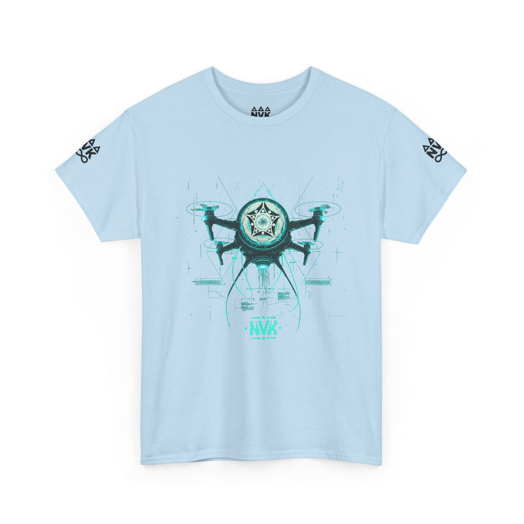 NVK ALIEN DRONE EMBLEM TEE™ — Futuristic Tech Graphic