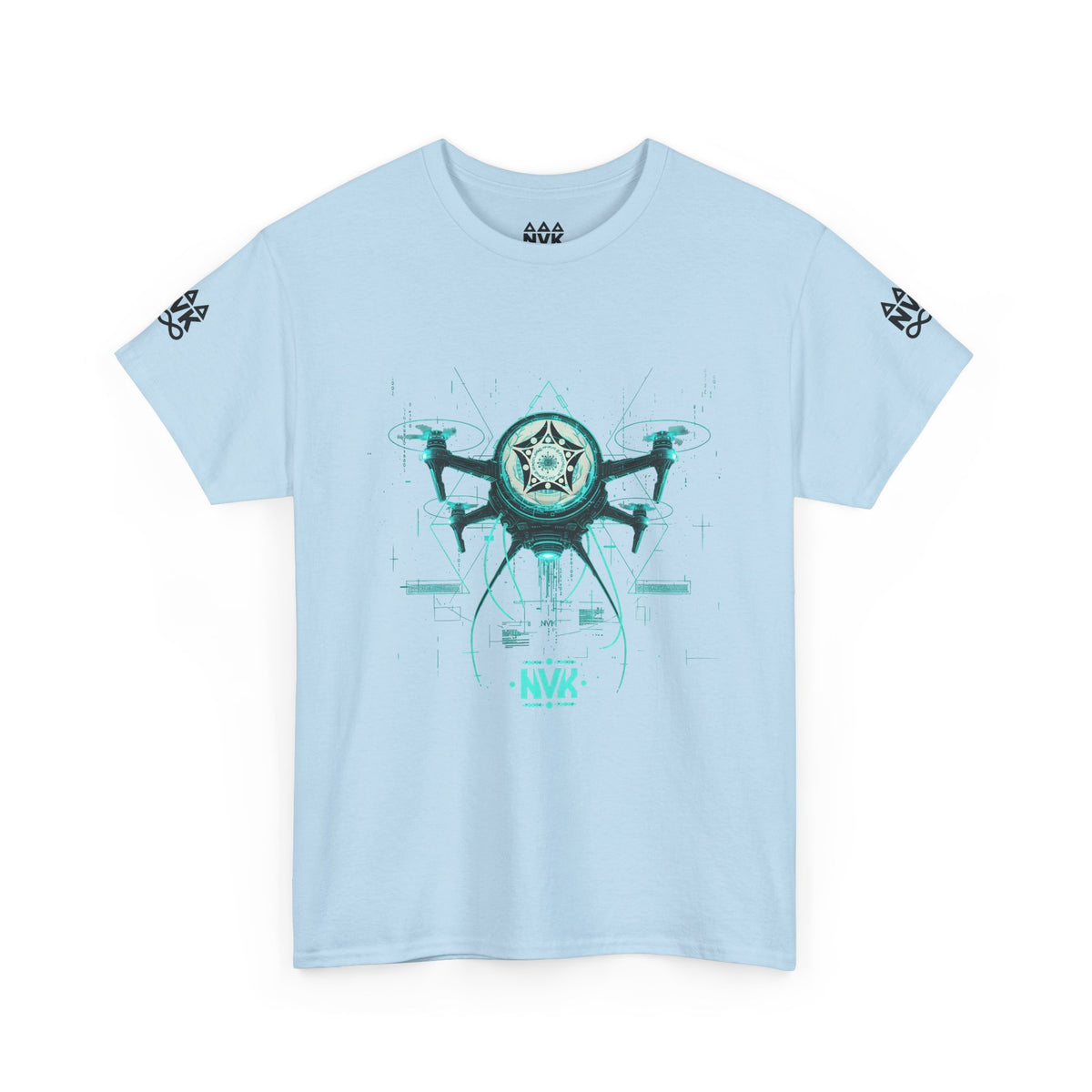 NVK ALIEN DRONE EMBLEM TEE™ — Futuristic Tech Graphic