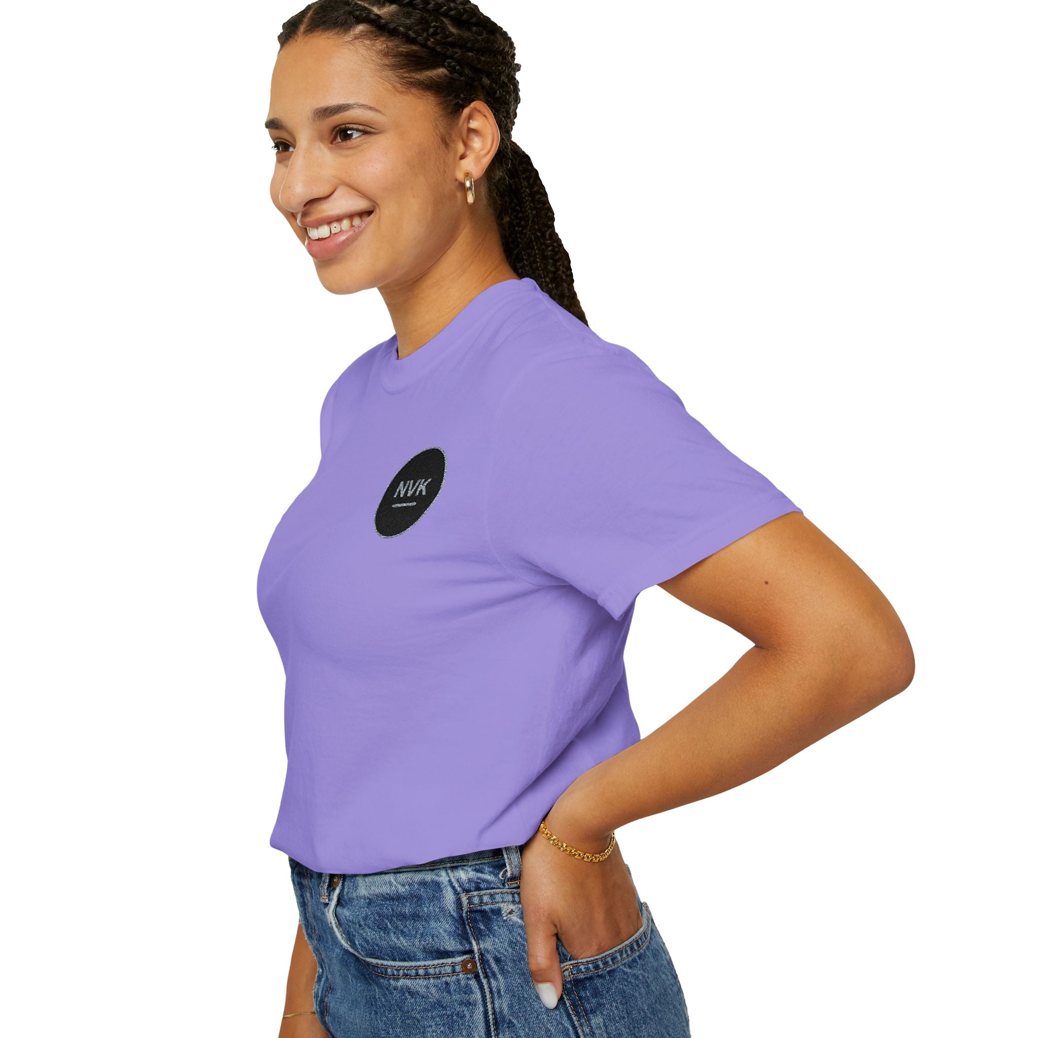 NVK MINIMAL LOGO TEE™ — Heavyweight Garment-Dyed Essential
