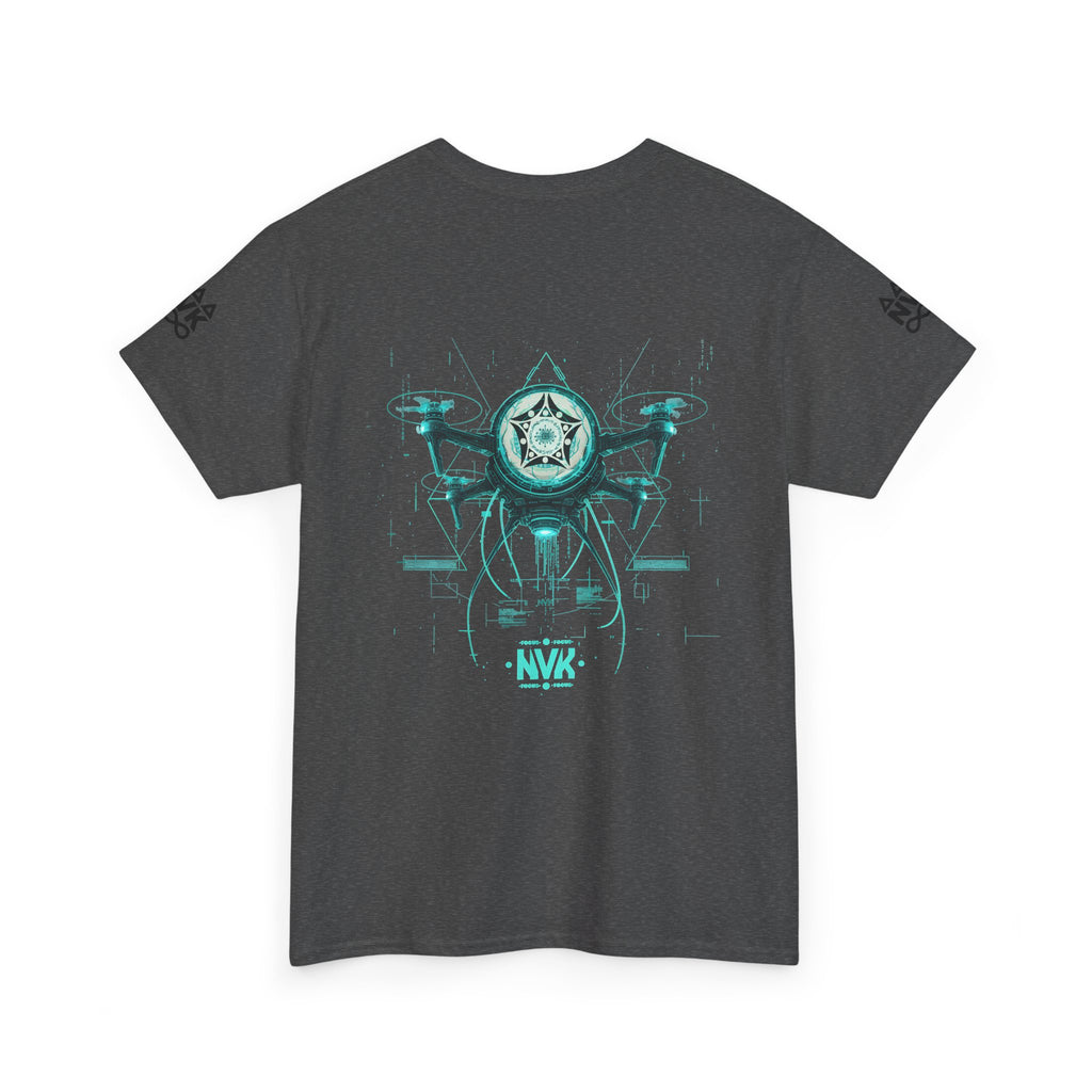 NVK ALIEN DRONE EMBLEM TEE™ — Futuristic Tech Graphic