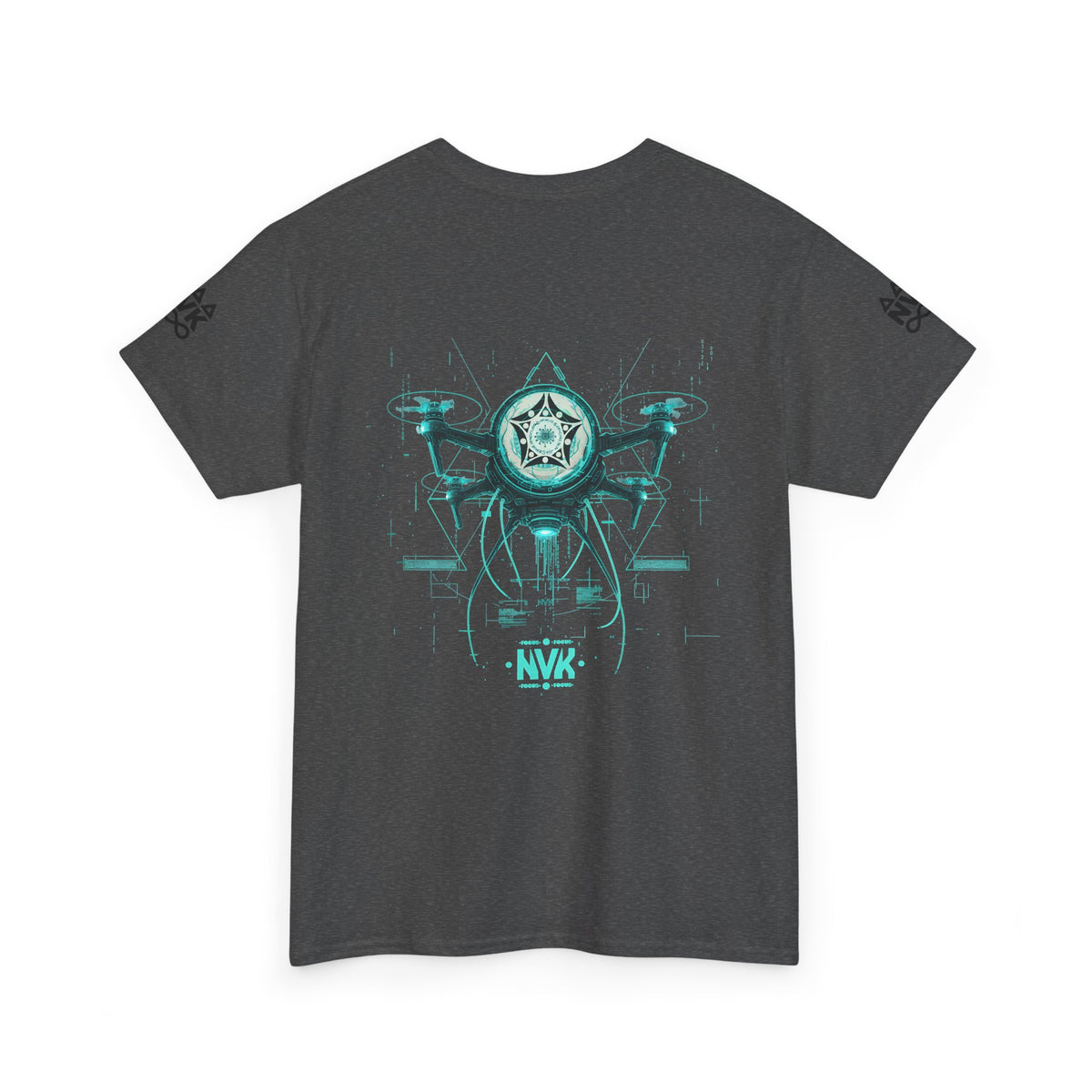 NVK ALIEN DRONE EMBLEM TEE™ — Futuristic Tech Graphic