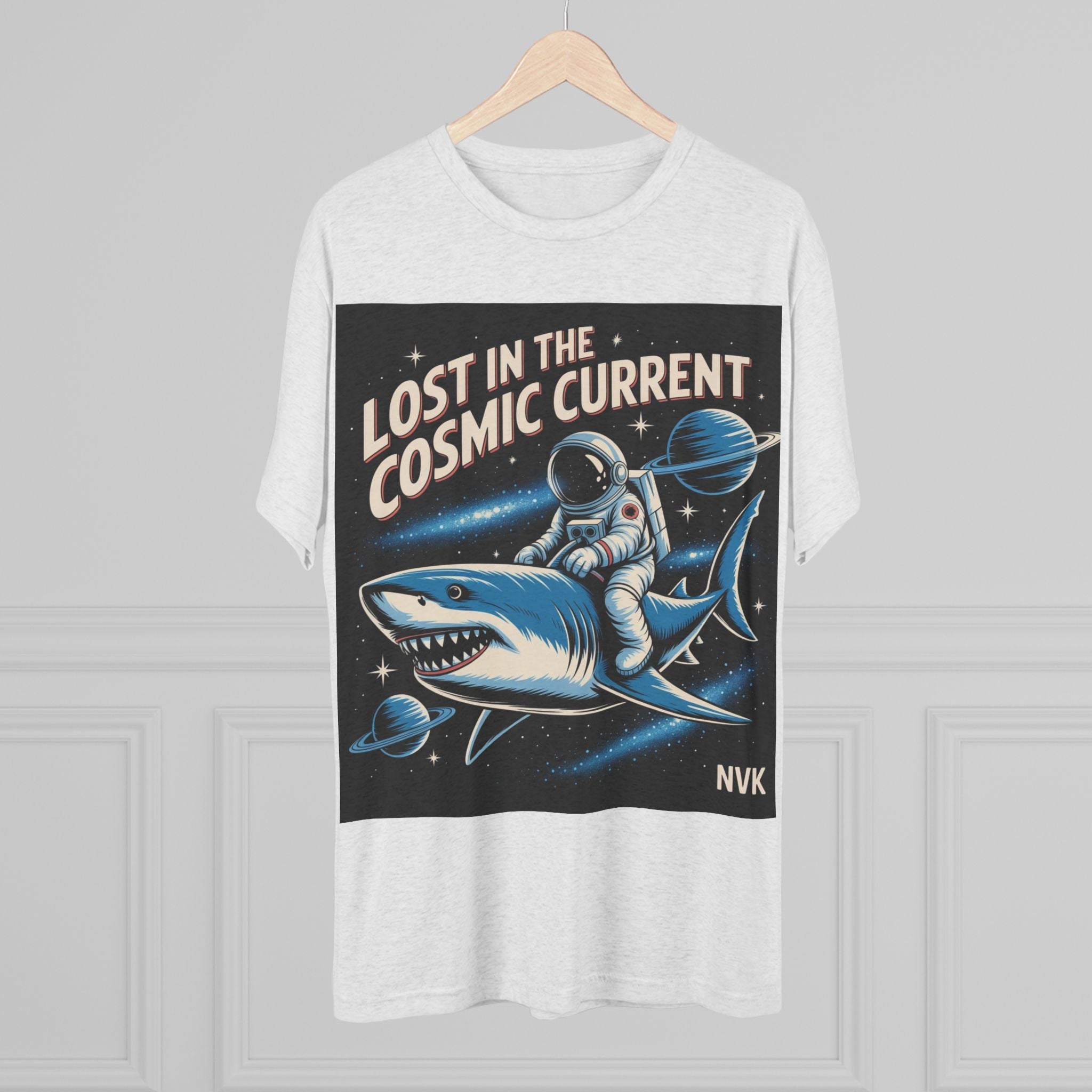 NVK COSMIC CURRENT TEE™ — Unisex Tri-Blend Graphic