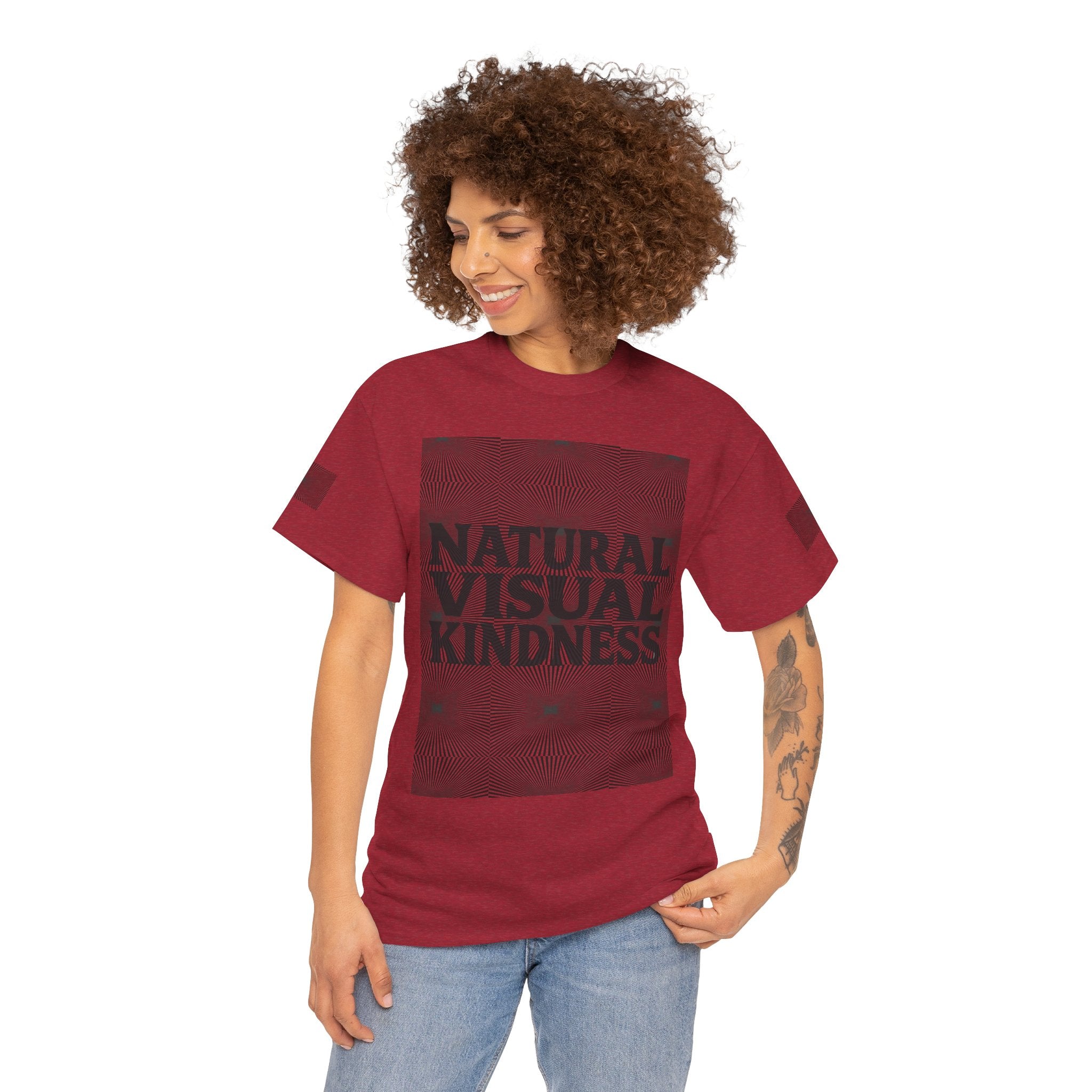 NVK NATURAL VISUAL KINDNESS TEE™ — Optical Art Graphic