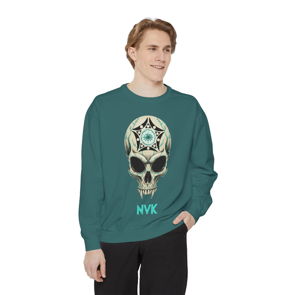 NVK BUGA SPHERE SKULL SWEATSHIRT™ — Graphic Crewneck