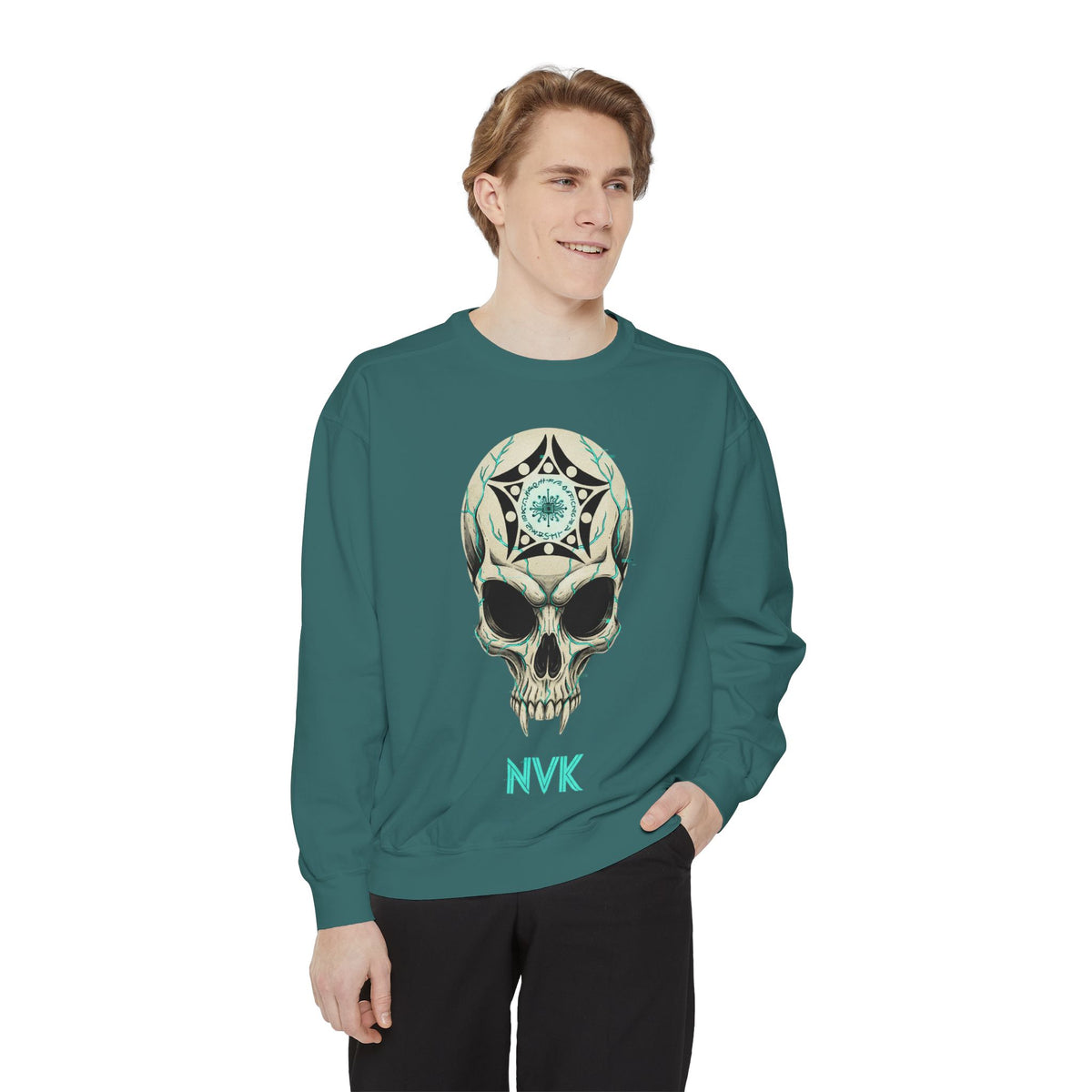 NVK BUGA SPHERE SKULL SWEATSHIRT™ — Graphic Crewneck