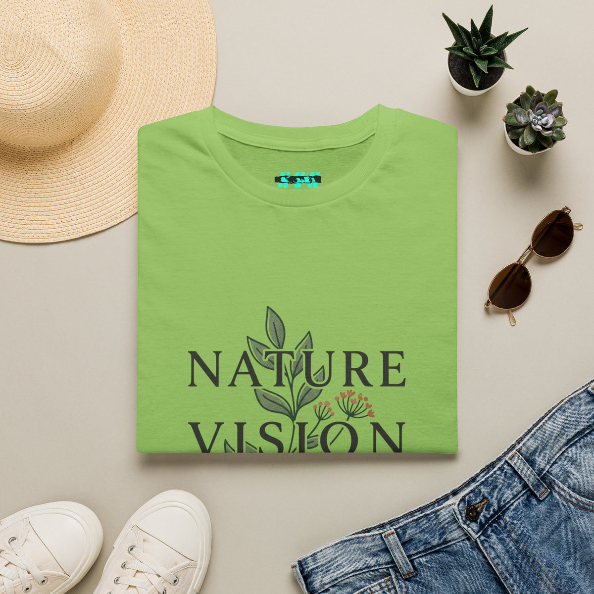 NVK NATURE VISION TEE™ — Botanical Graphic, Everyday Wear