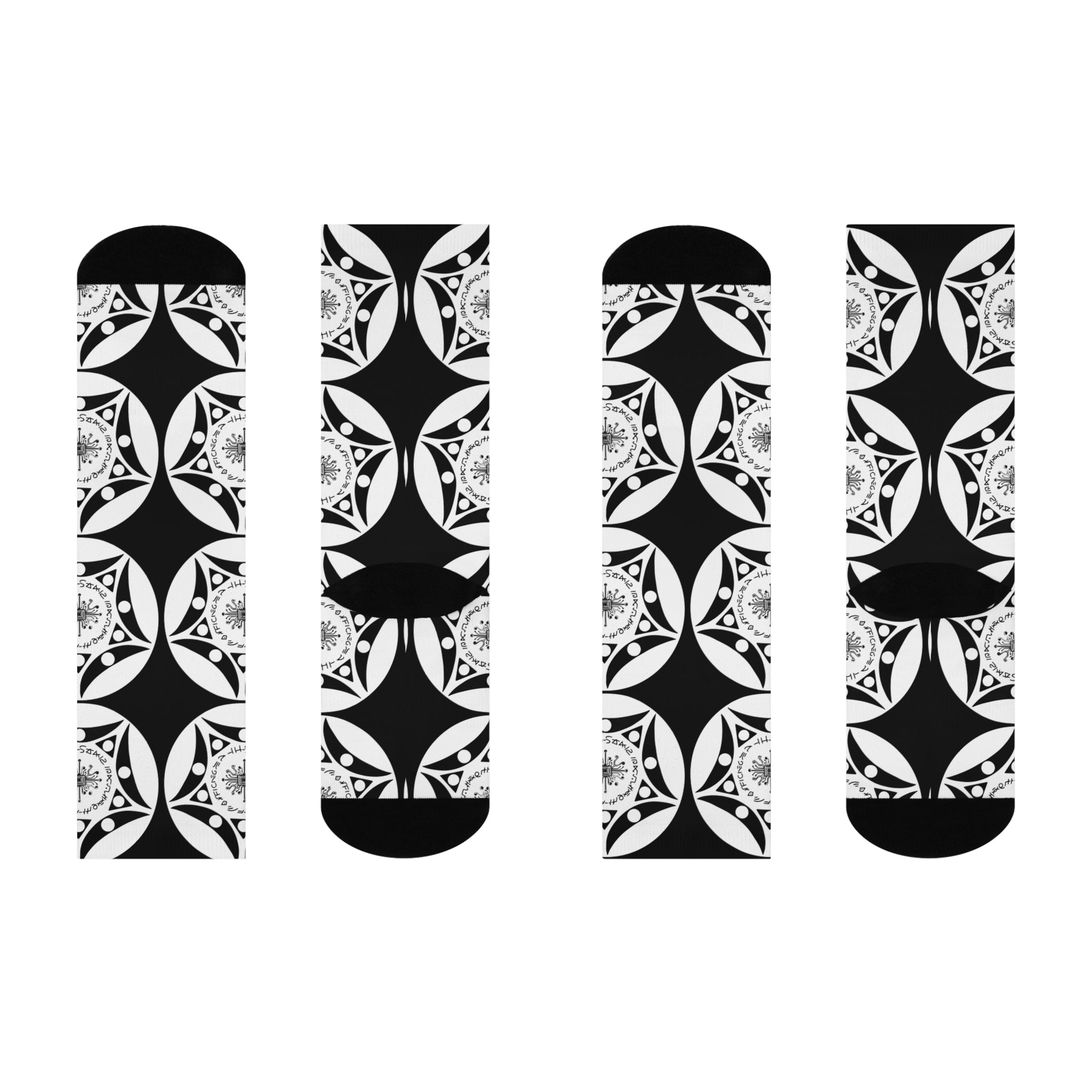 NVK BUGA SPHERE CREW SOCKS™ — Cushioned Graphic Crew