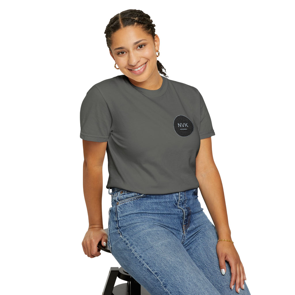 NVK MINIMAL LOGO TEE™ — Heavyweight Garment-Dyed Essential