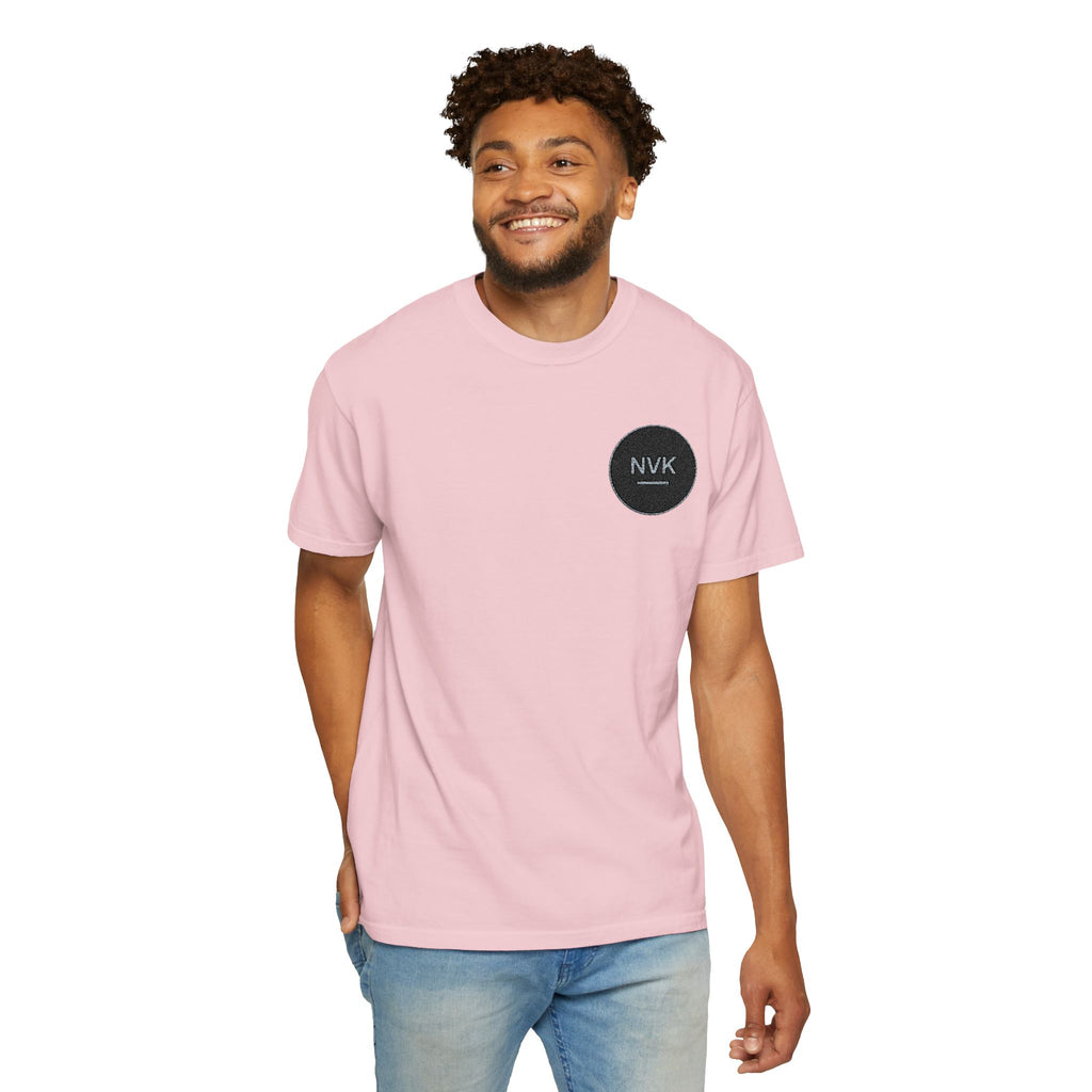 NVK MINIMAL LOGO TEE™ — Heavyweight Garment-Dyed Essential