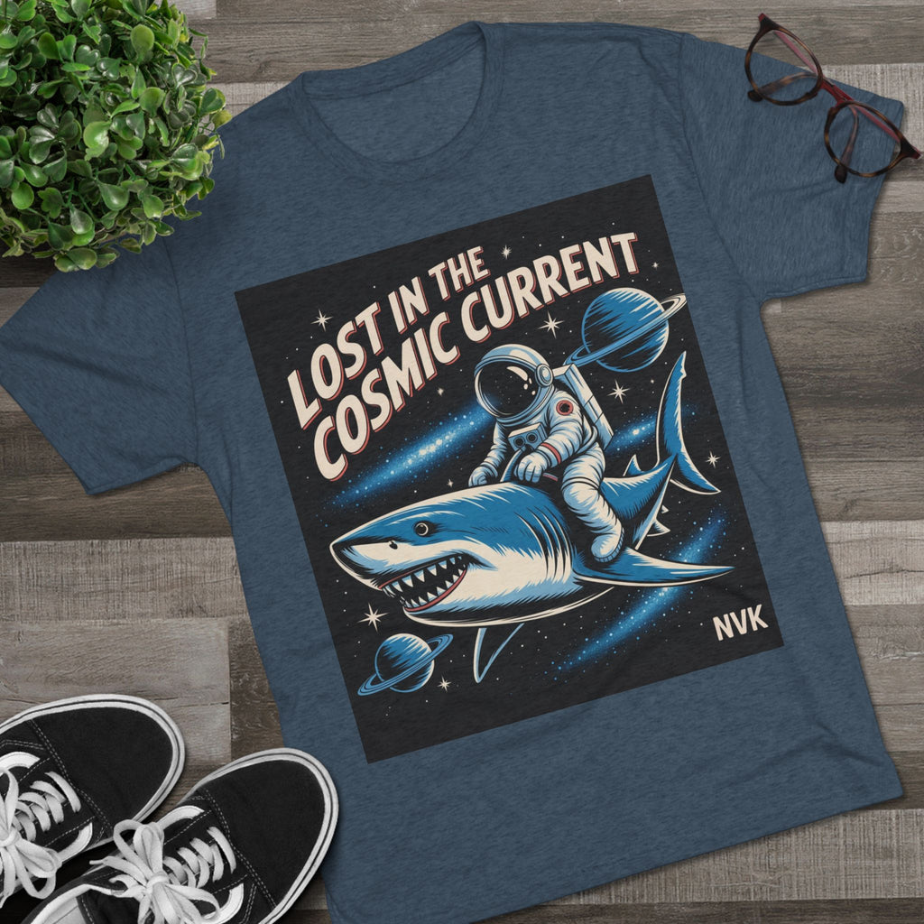 NVK COSMIC CURRENT TEE™ — Unisex Tri-Blend Graphic