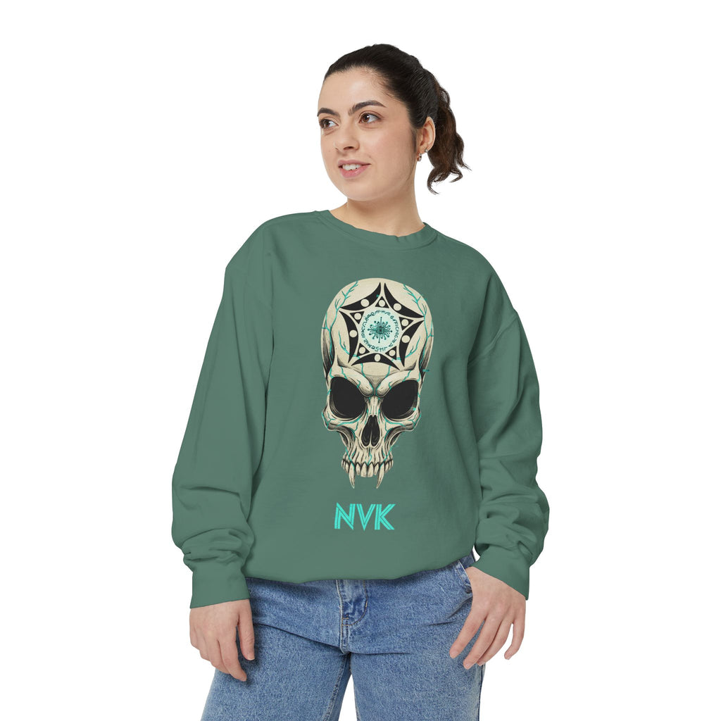 NVK BUGA SPHERE SKULL SWEATSHIRT™ — Graphic Crewneck