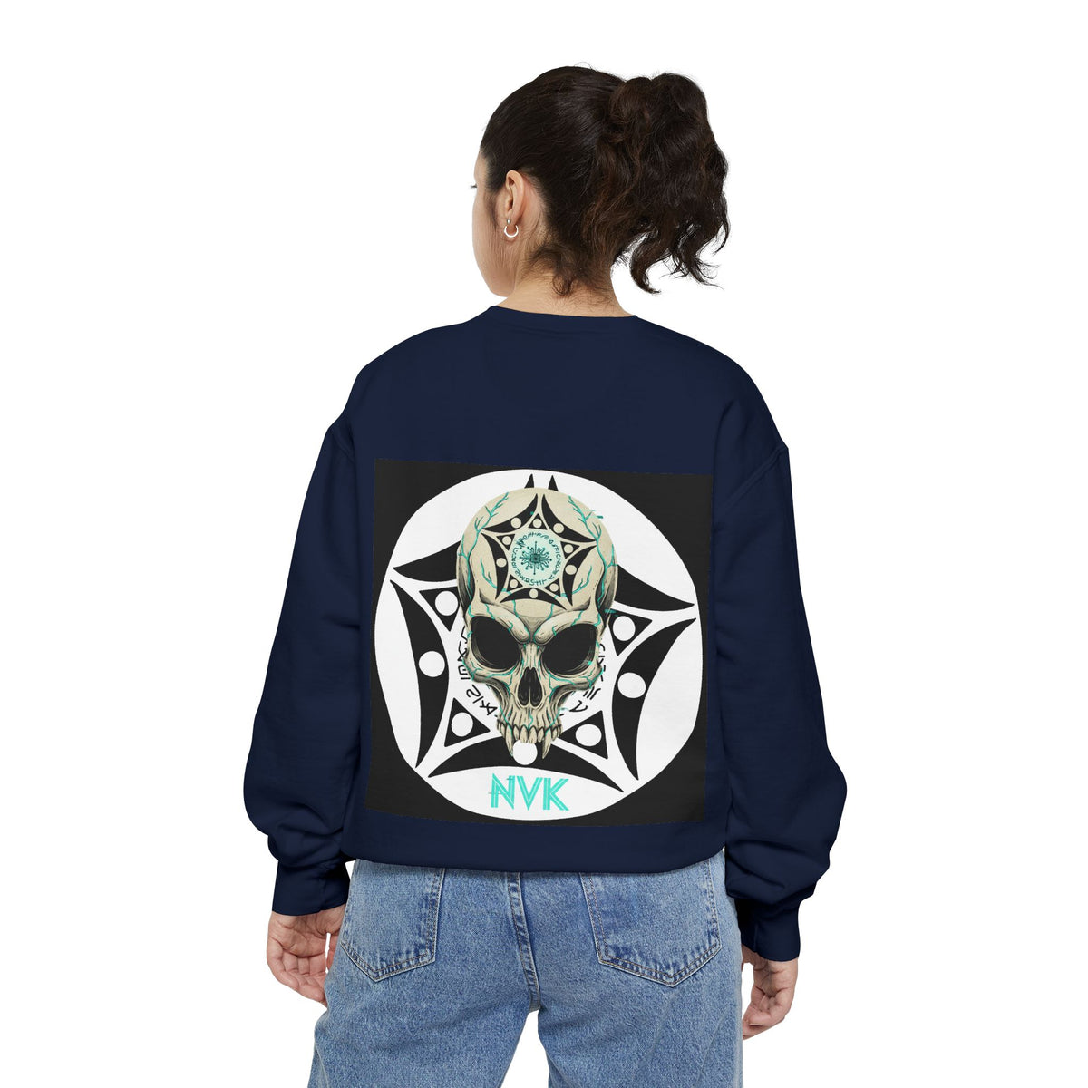 NVK BUGA SPHERE SKULL SWEATSHIRT™ — Graphic Crewneck