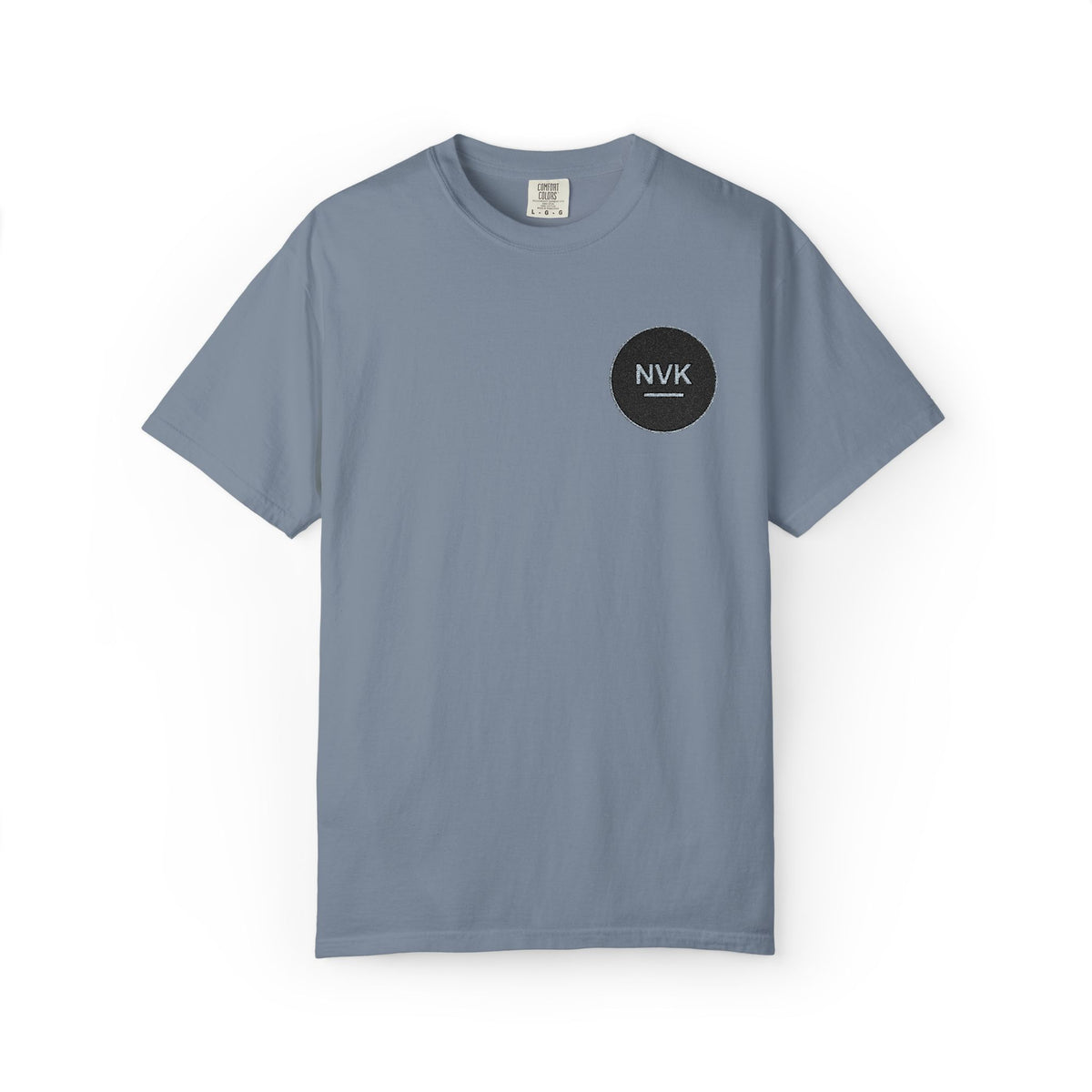 NVK MINIMAL LOGO TEE™ — Heavyweight Garment-Dyed Essential