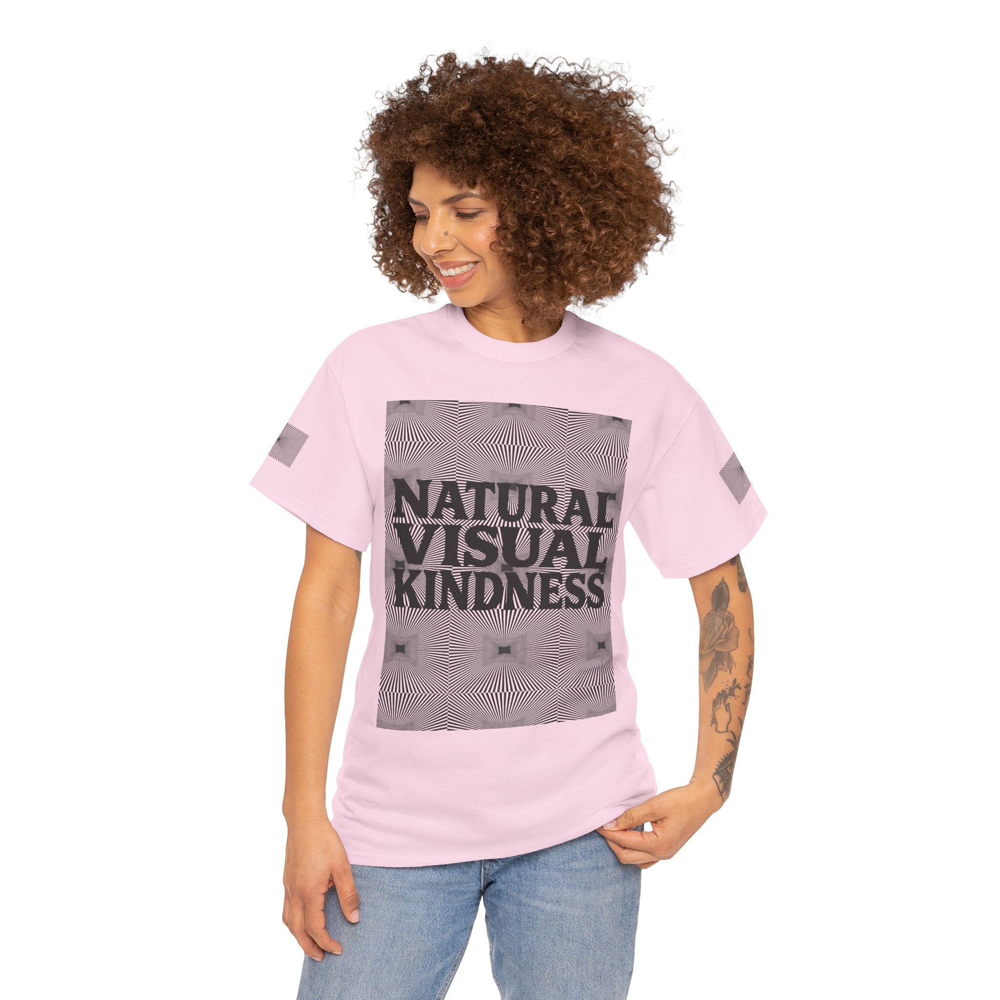 NVK NATURAL VISUAL KINDNESS TEE™ — Optical Art Graphic
