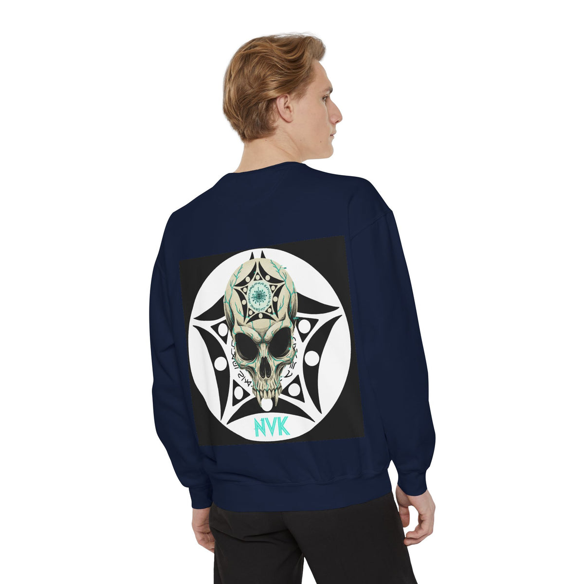 NVK BUGA SPHERE SKULL SWEATSHIRT™ — Graphic Crewneck
