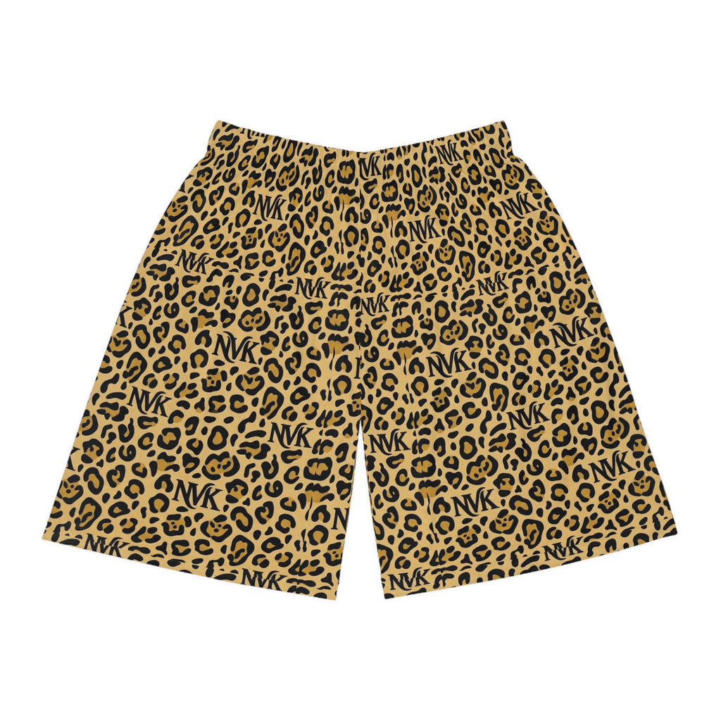 NVK LEOPARD BASKETBALL SHORTS™ — Men's AOP Athletic