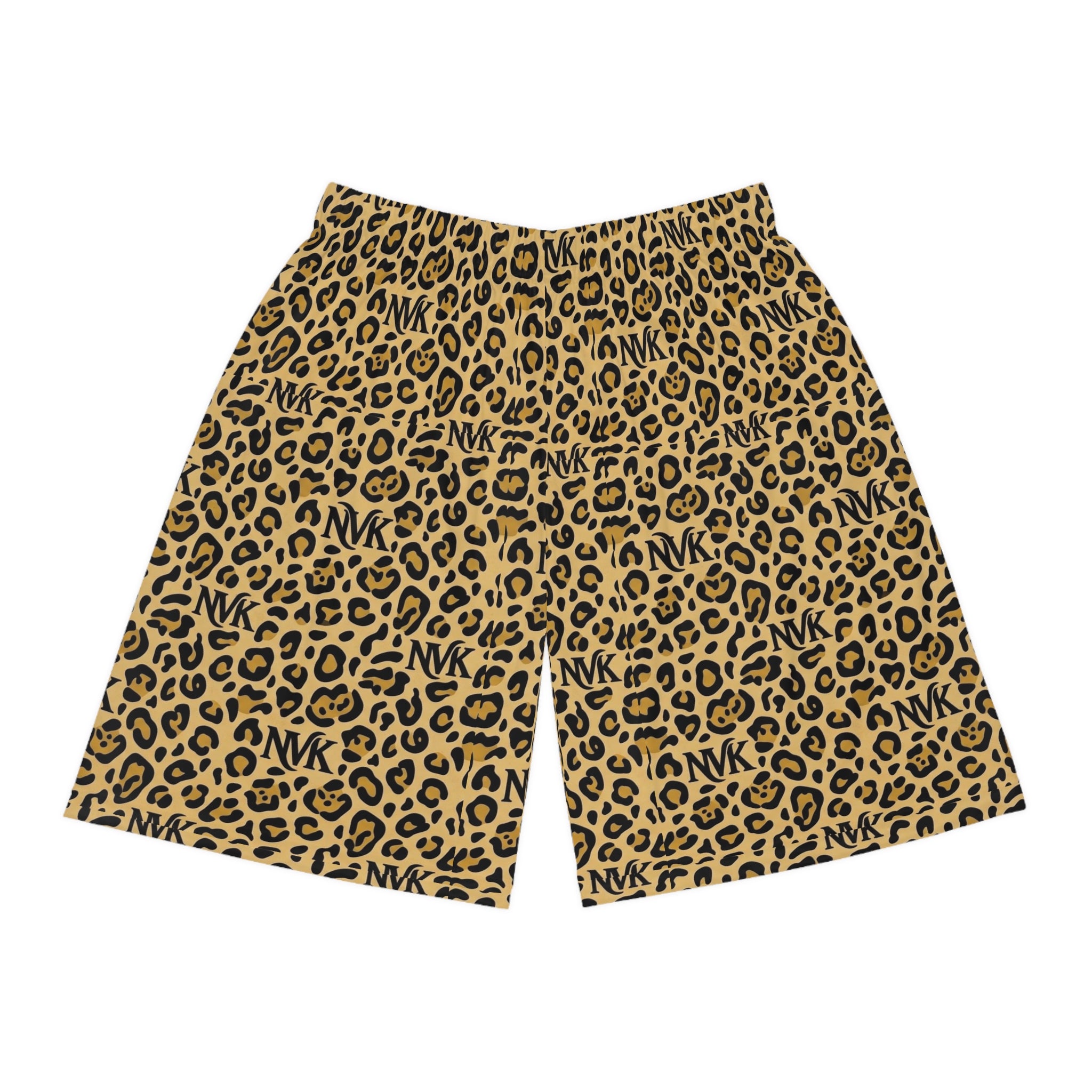 NVK LEOPARD BASKETBALL SHORTS™ — Men's AOP Athletic