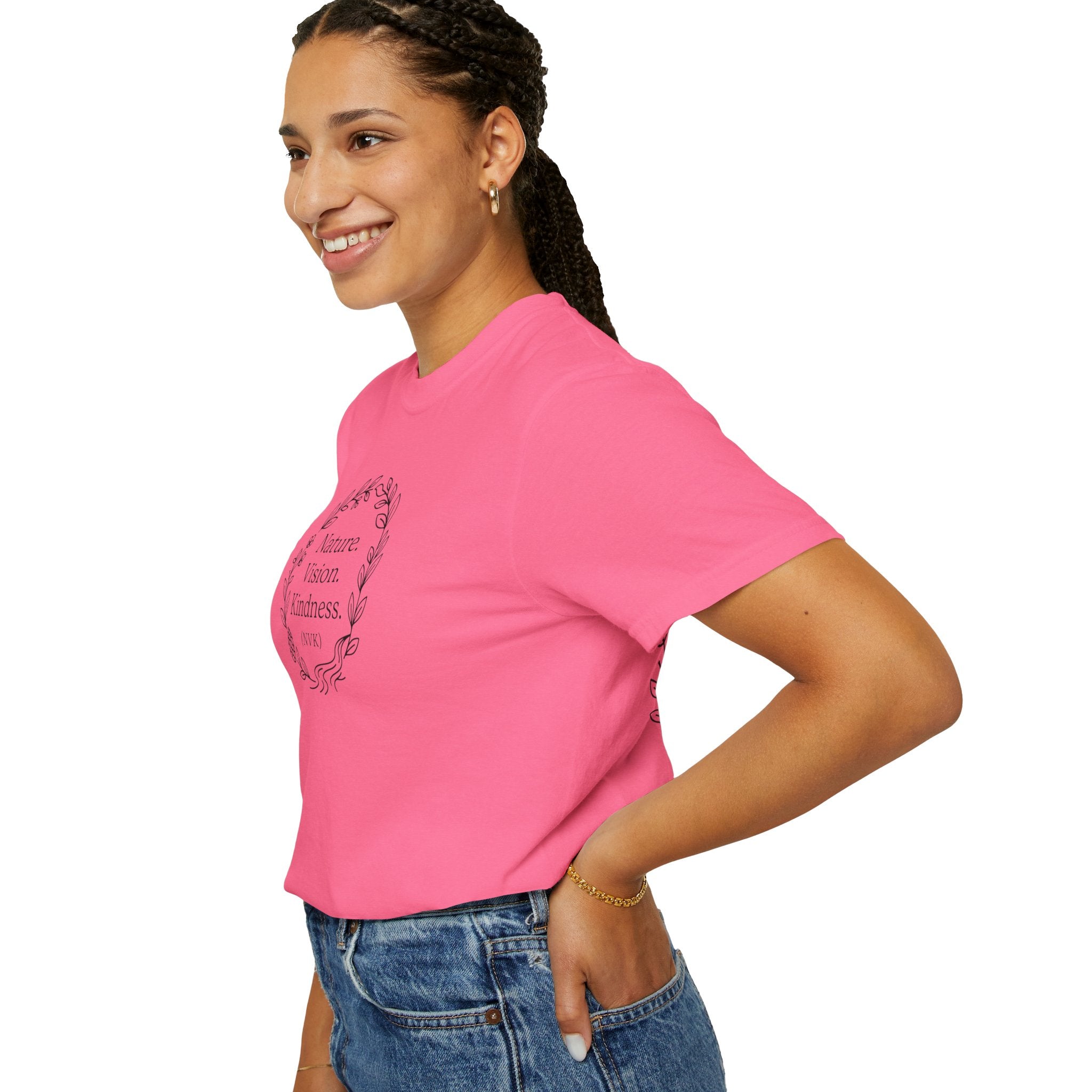 NVK NATURE VISION KINDNESS TEE™ — Floral Wreath Graphic