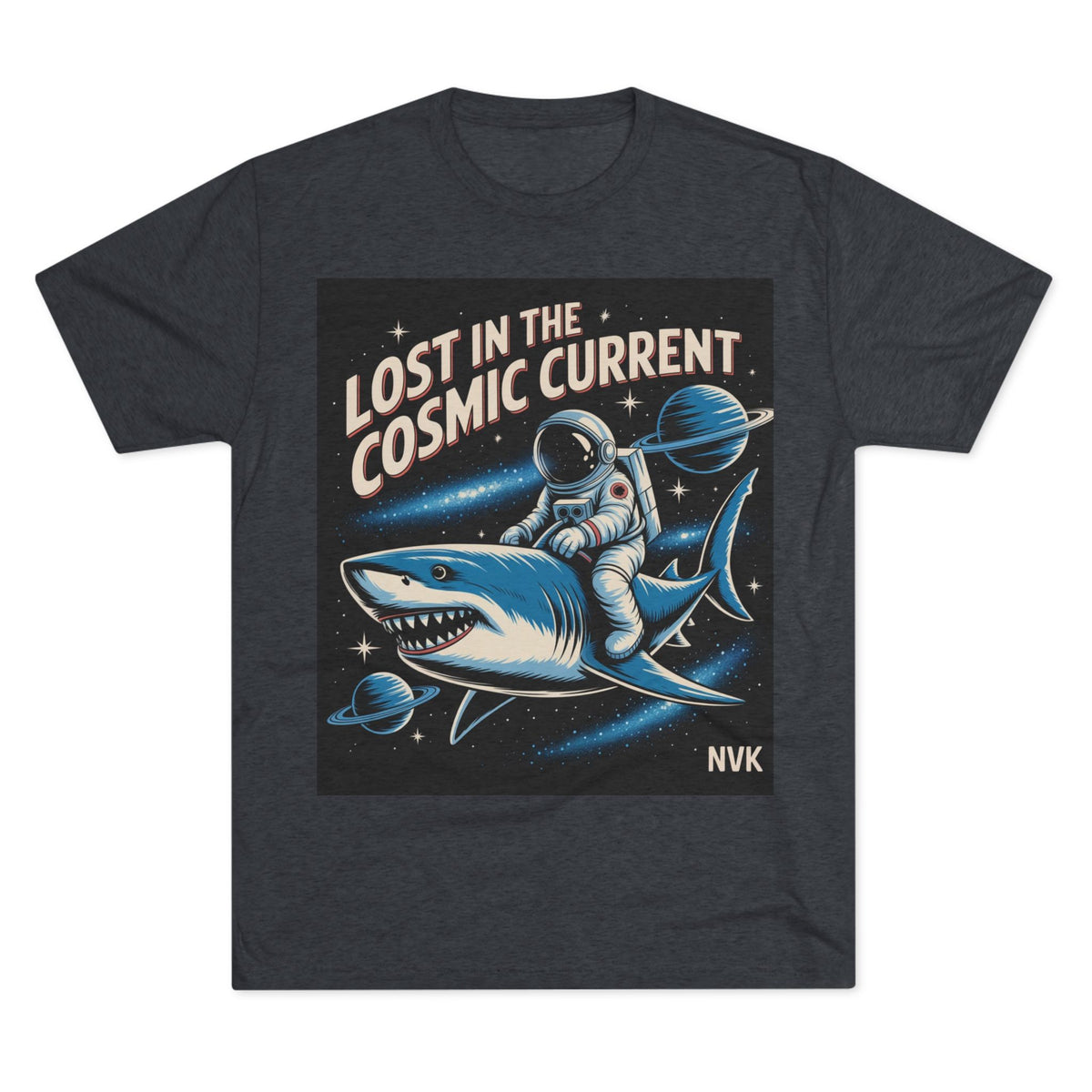 NVK COSMIC CURRENT TEE™ — Unisex Tri-Blend Graphic