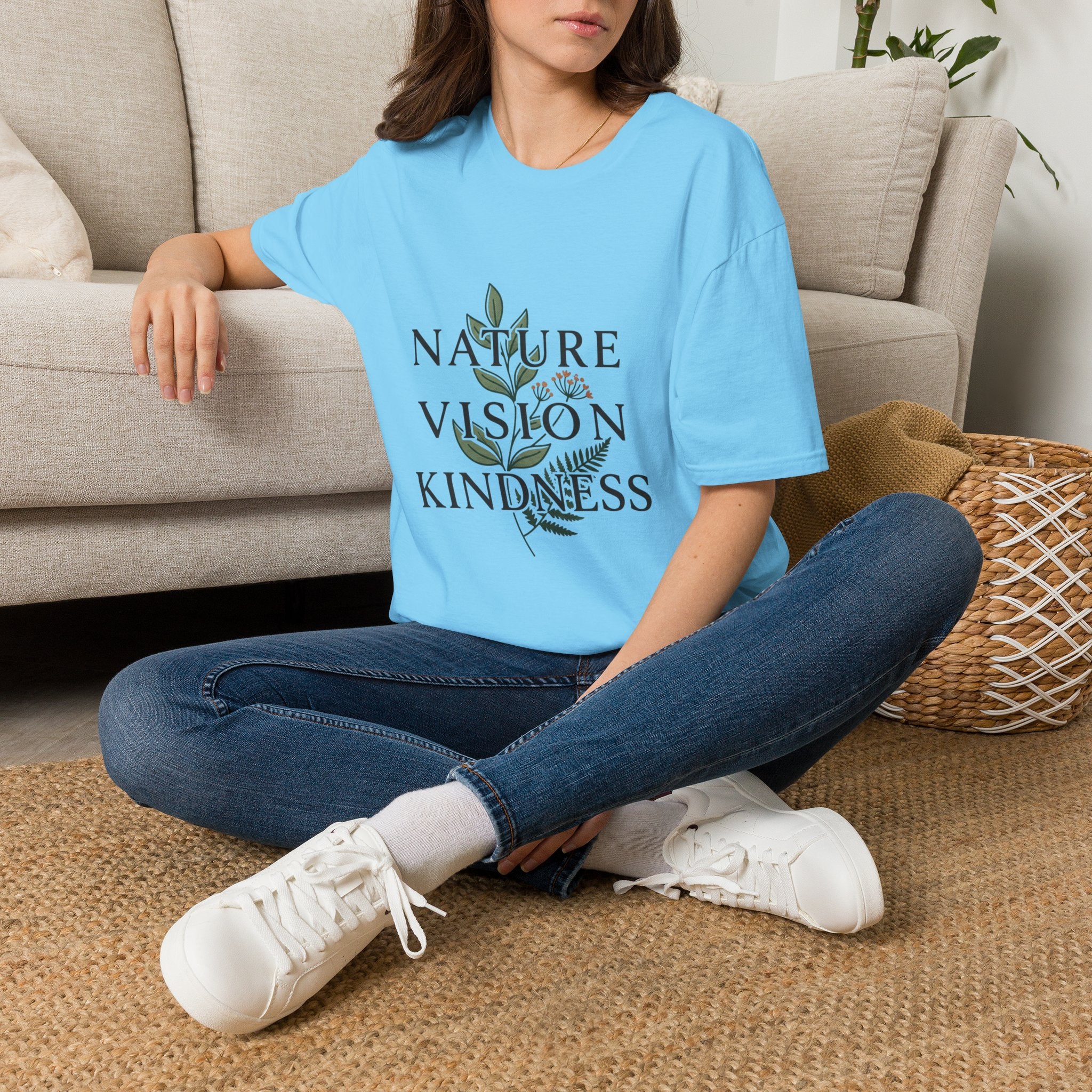 NVK NATURE VISION TEE™ — Botanical Graphic, Everyday Wear
