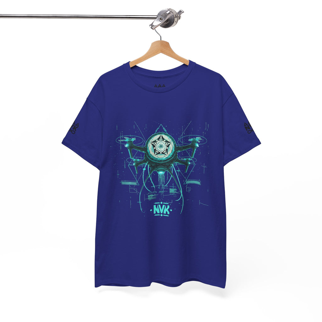 NVK ALIEN DRONE EMBLEM TEE™ — Futuristic Tech Graphic