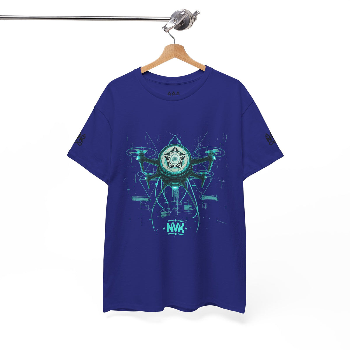 NVK ALIEN DRONE EMBLEM TEE™ — Futuristic Tech Graphic