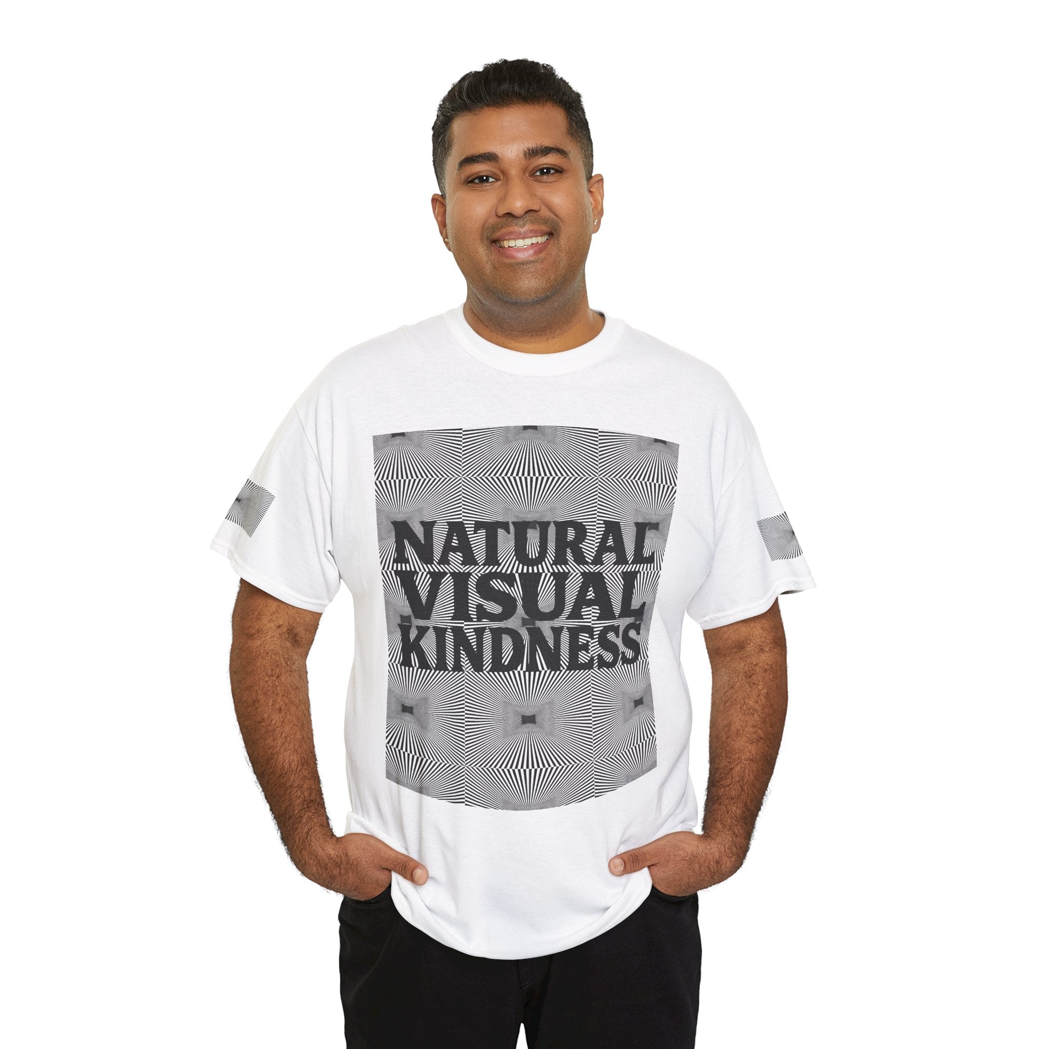 NVK NATURAL VISUAL KINDNESS TEE™ — Optical Art Graphic