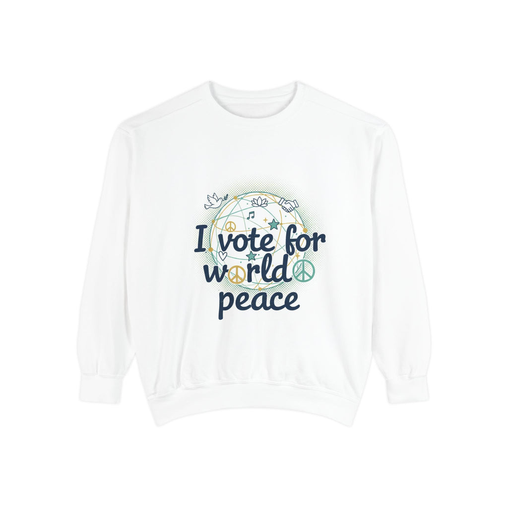 NVK WORLD PEACE SWEATSHIRT™ — Embroidered Unisex Crewneck
