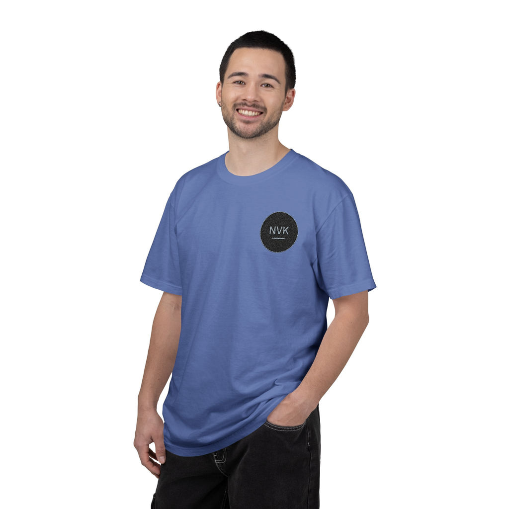 NVK MINIMAL LOGO TEE™ — Heavyweight Garment-Dyed Essential