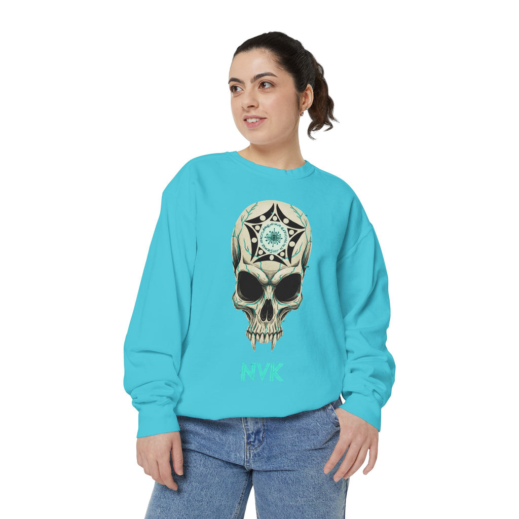 NVK BUGA SPHERE SKULL SWEATSHIRT™ — Graphic Crewneck