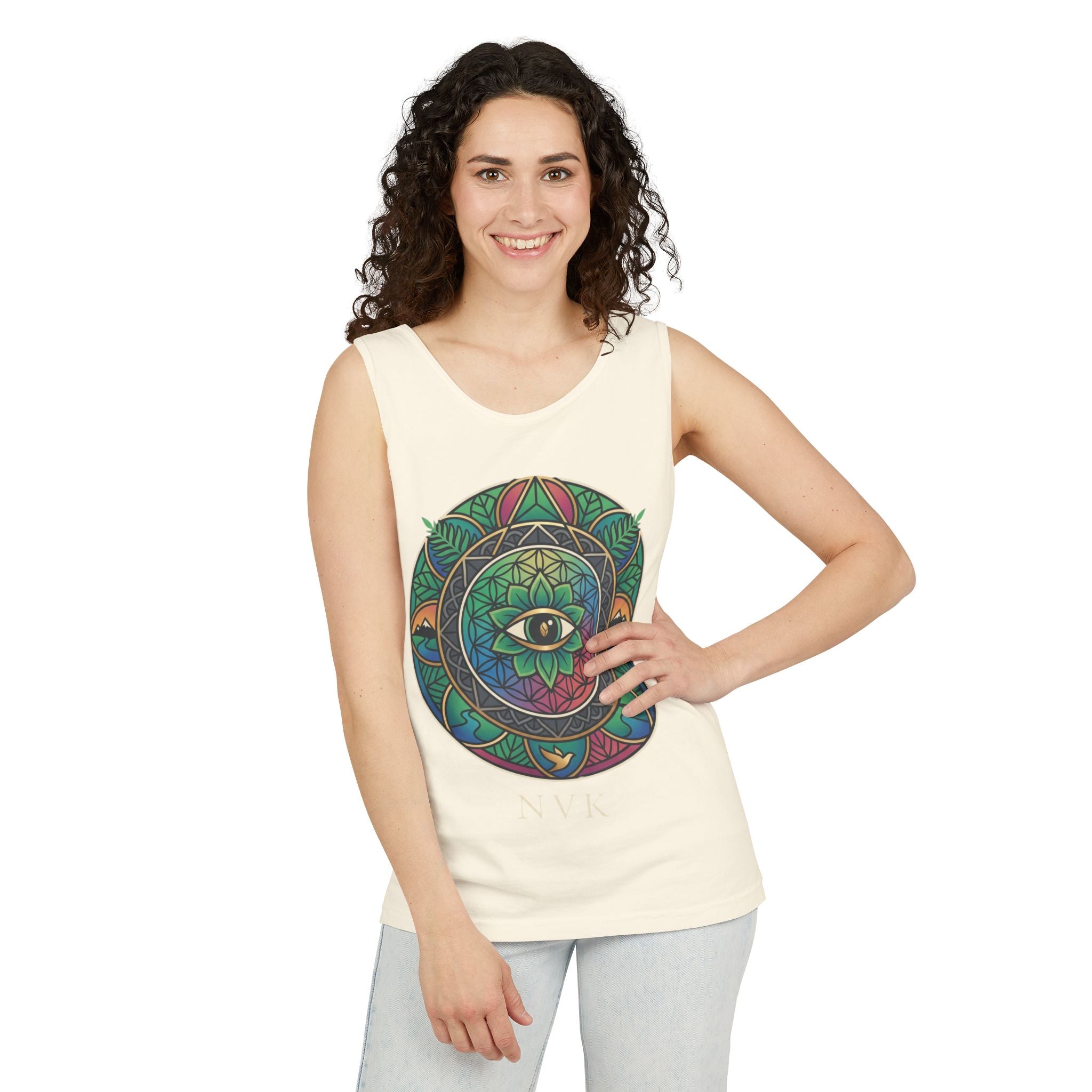 NVK MANDALA EYE TANK™ — Unisex Spiritual Graphic