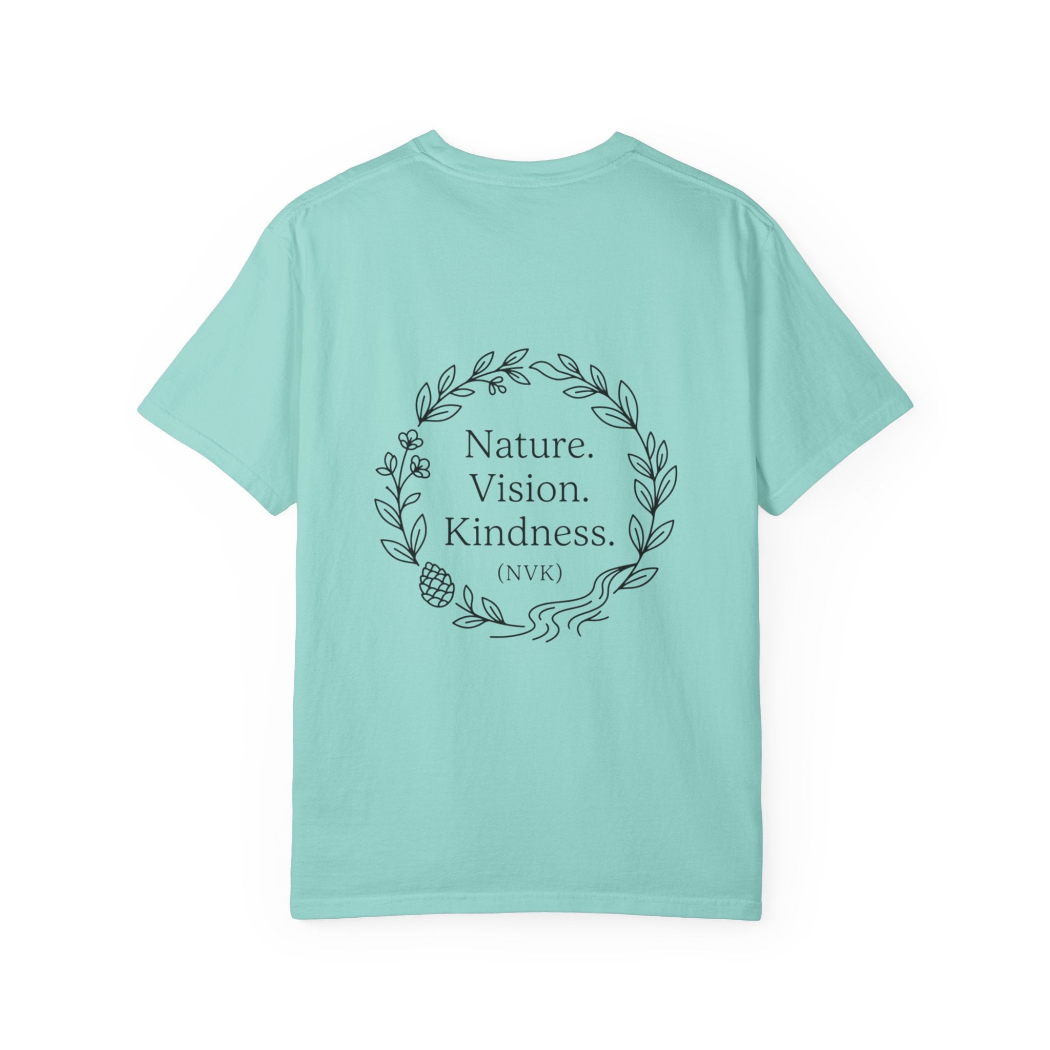 NVK NATURE VISION KINDNESS TEE™ — Floral Wreath Graphic