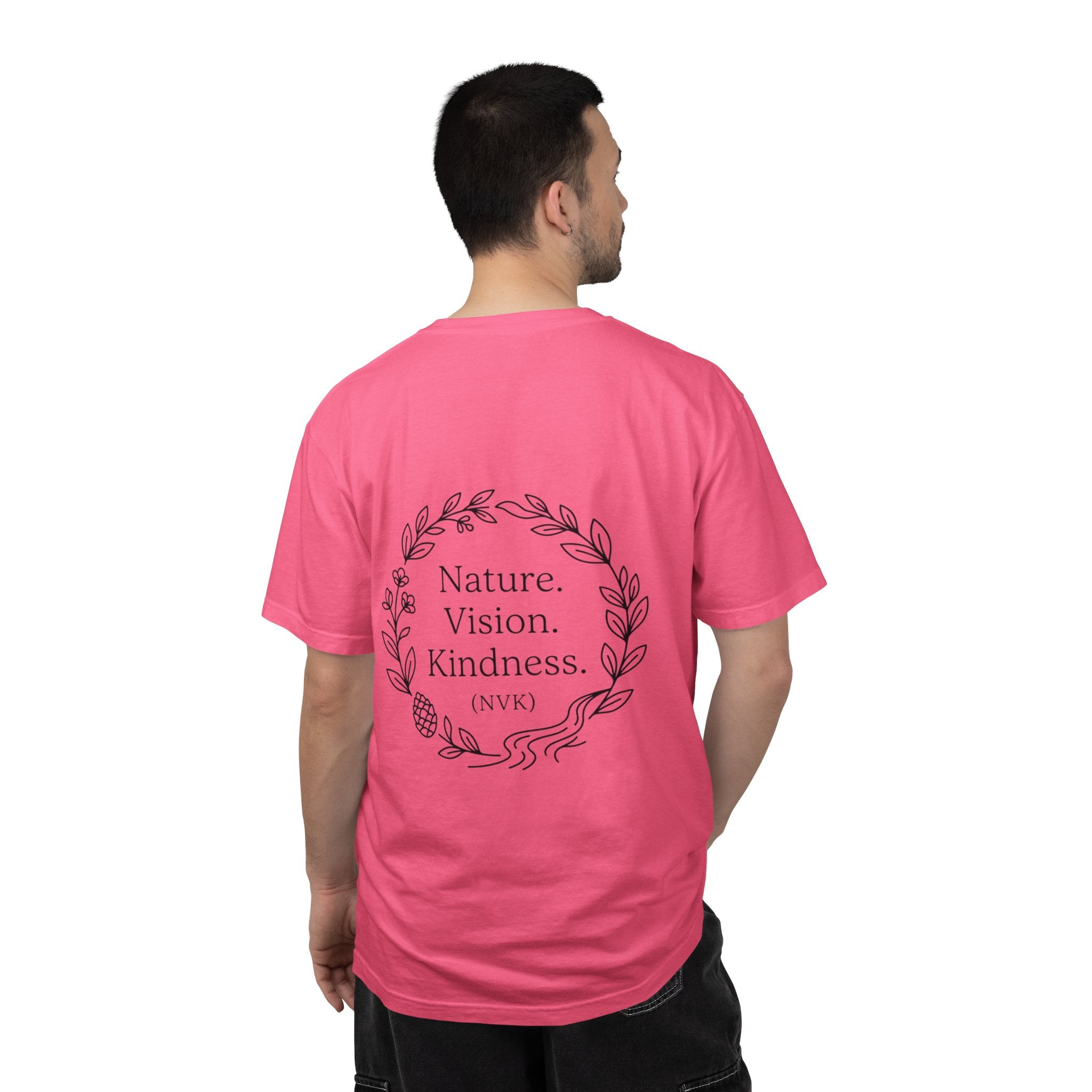 NVK NATURE VISION KINDNESS TEE™ — Floral Wreath Graphic