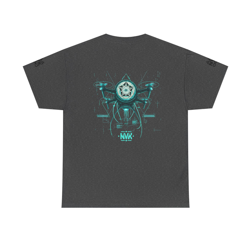 NVK ALIEN DRONE EMBLEM TEE™ — Futuristic Tech Graphic