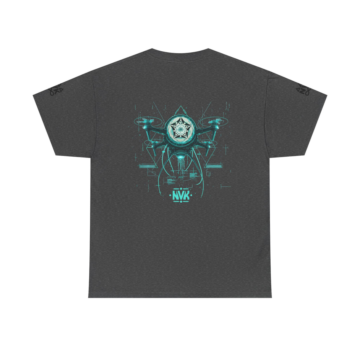 NVK ALIEN DRONE EMBLEM TEE™ — Futuristic Tech Graphic