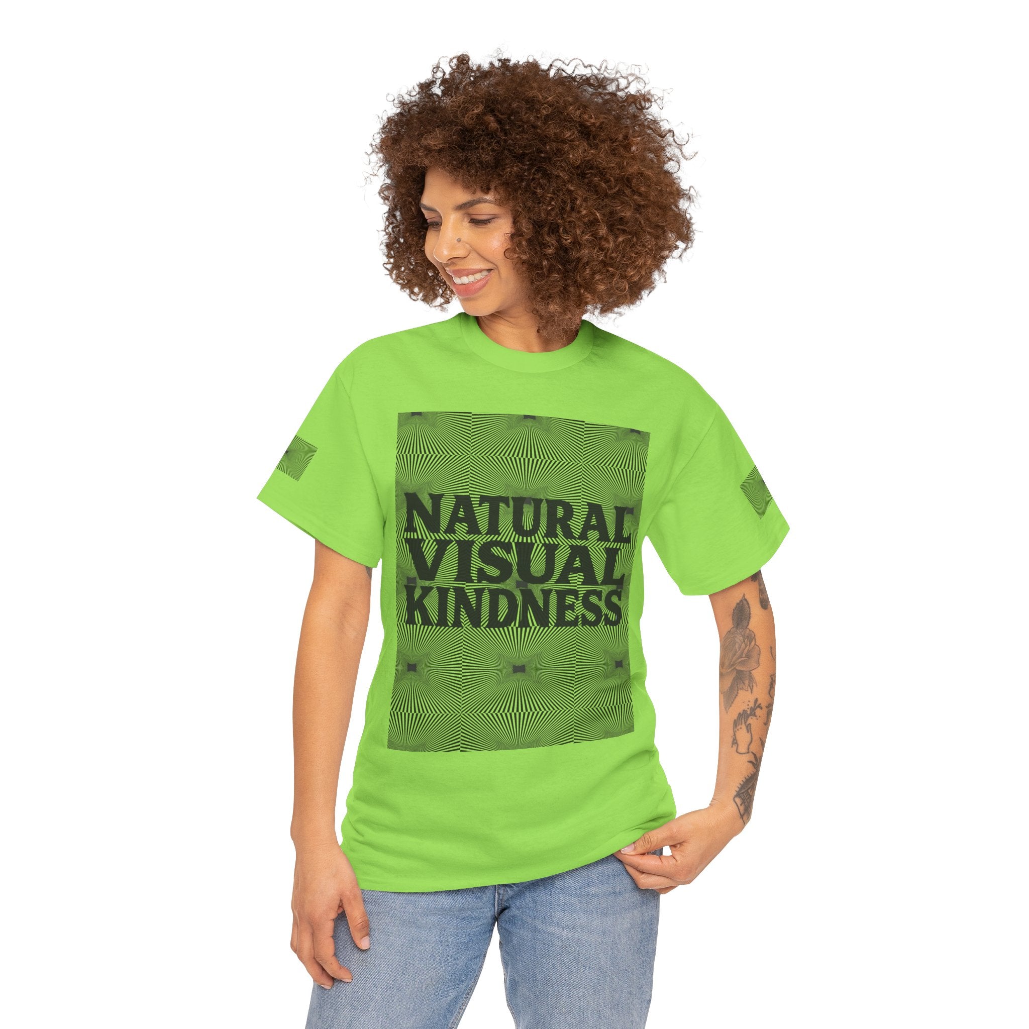 NVK NATURAL VISUAL KINDNESS TEE™ — Optical Art Graphic