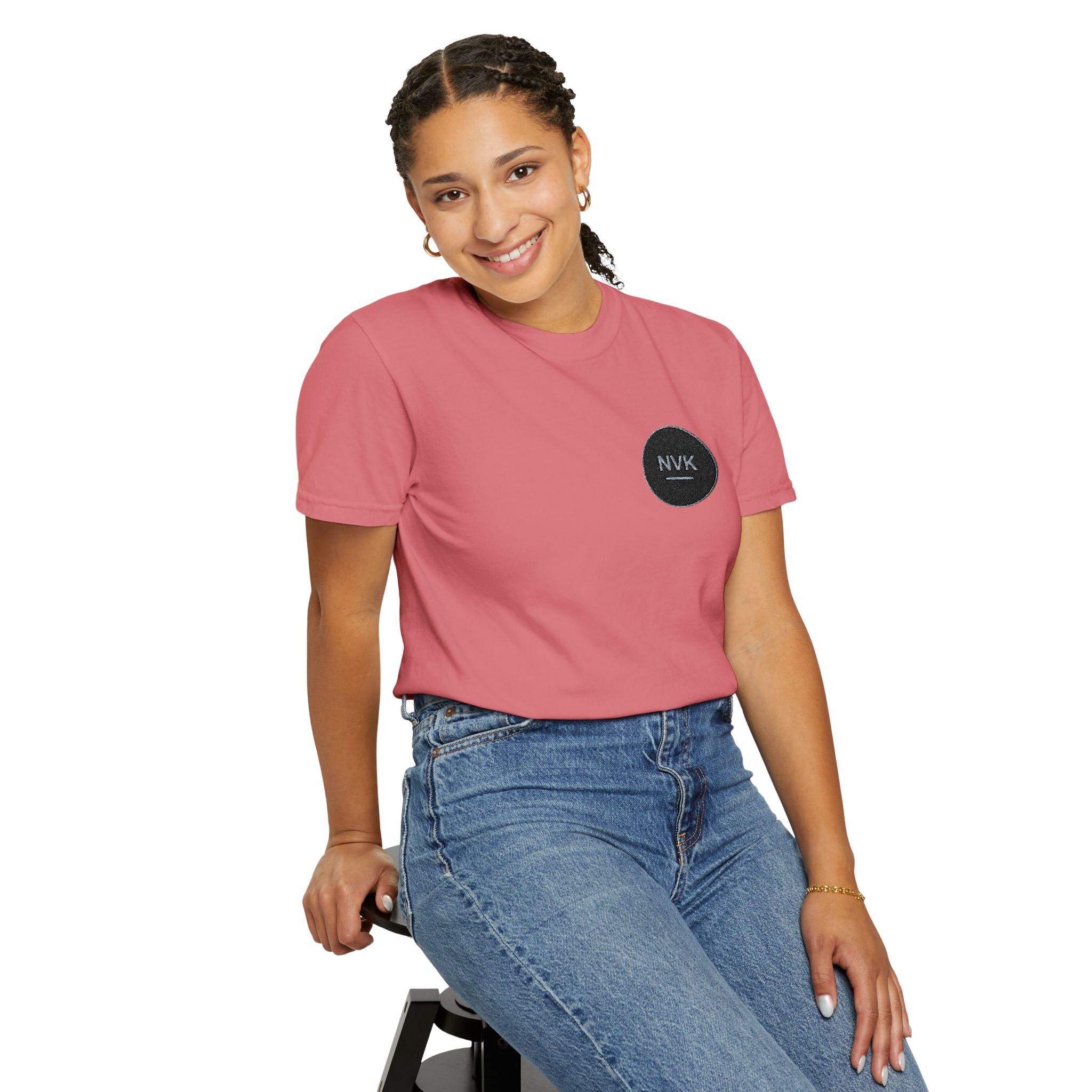NVK MINIMAL LOGO TEE™ — Heavyweight Garment-Dyed Essential