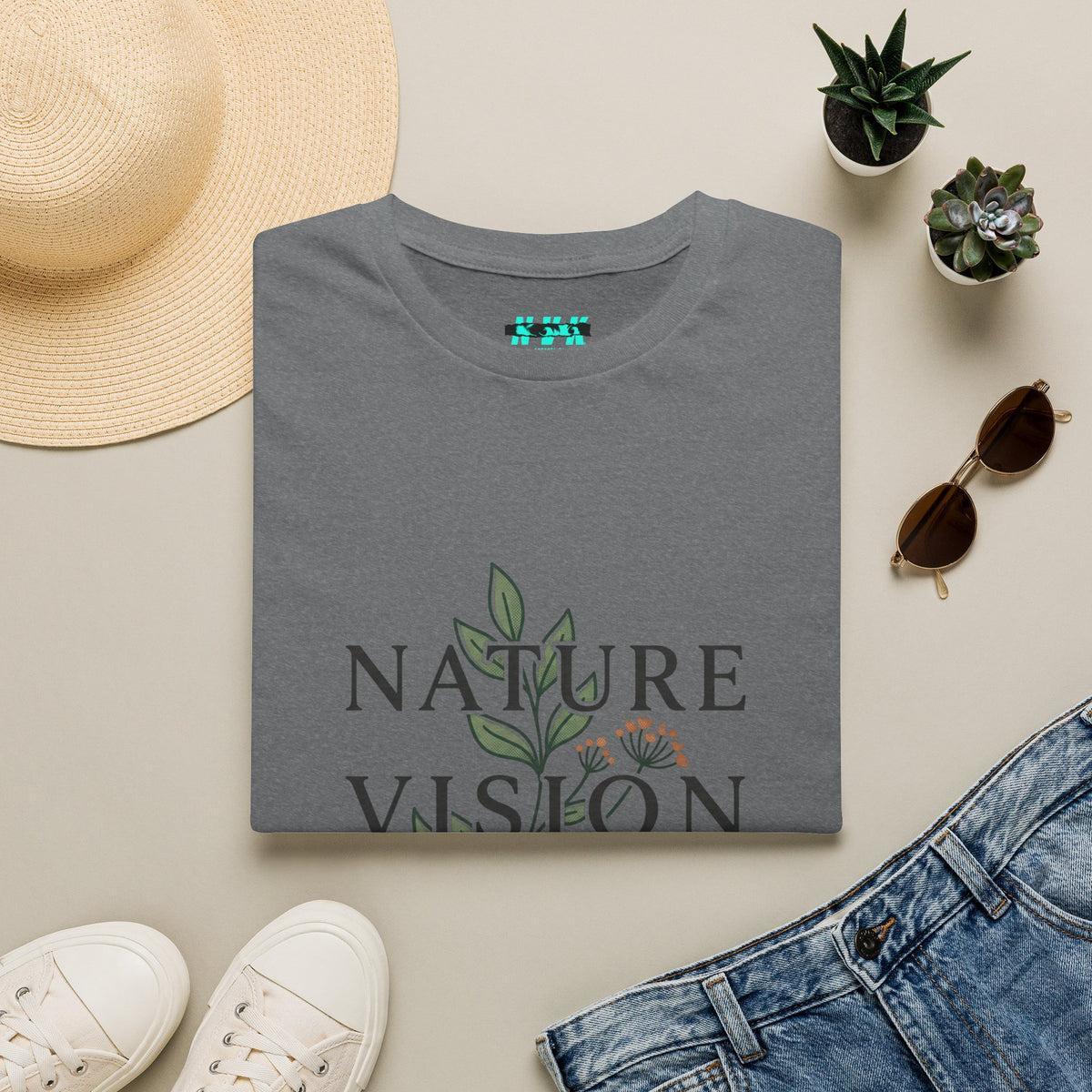 NVK NATURE VISION TEE™ — Botanical Graphic, Everyday Wear