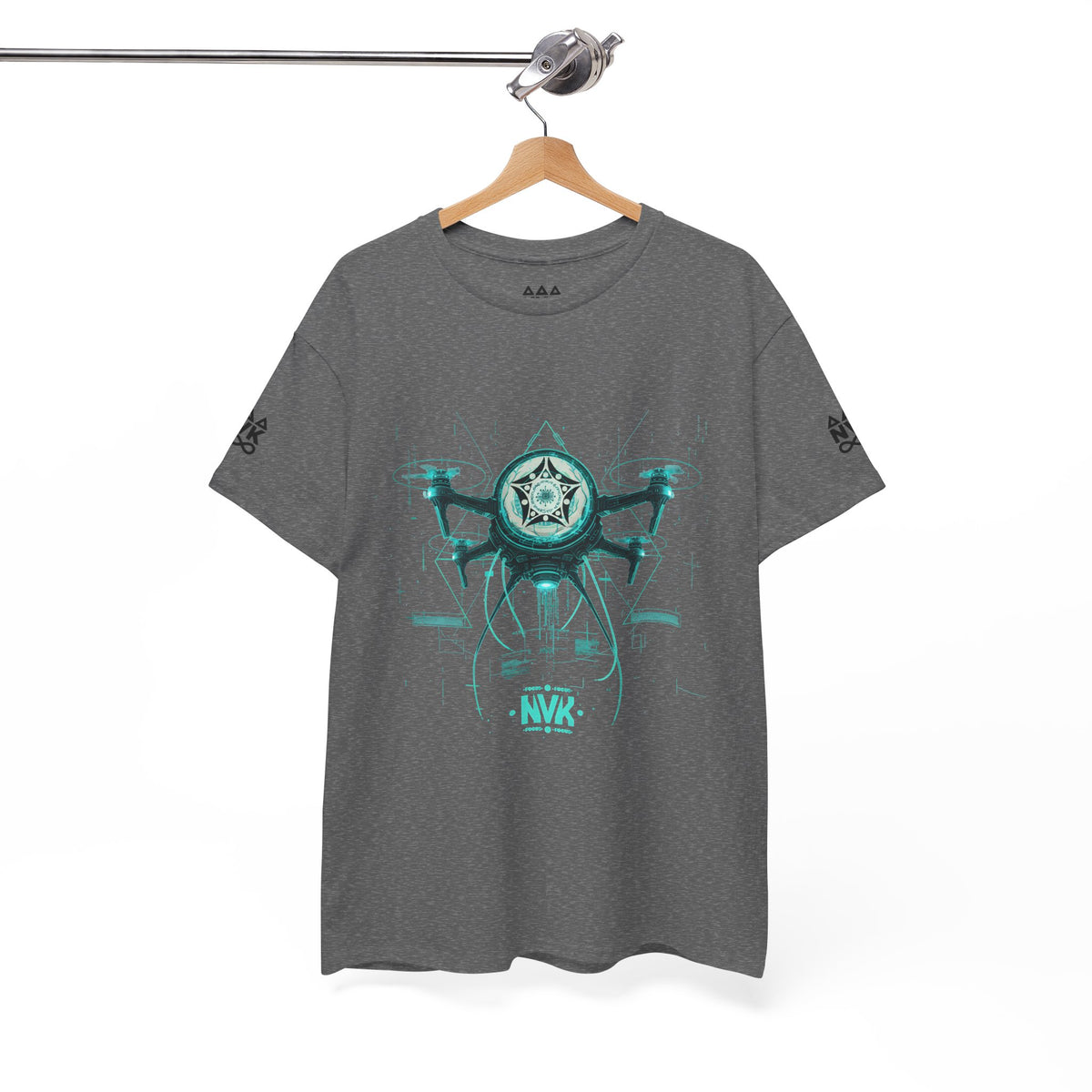 NVK ALIEN DRONE EMBLEM TEE™ — Futuristic Tech Graphic