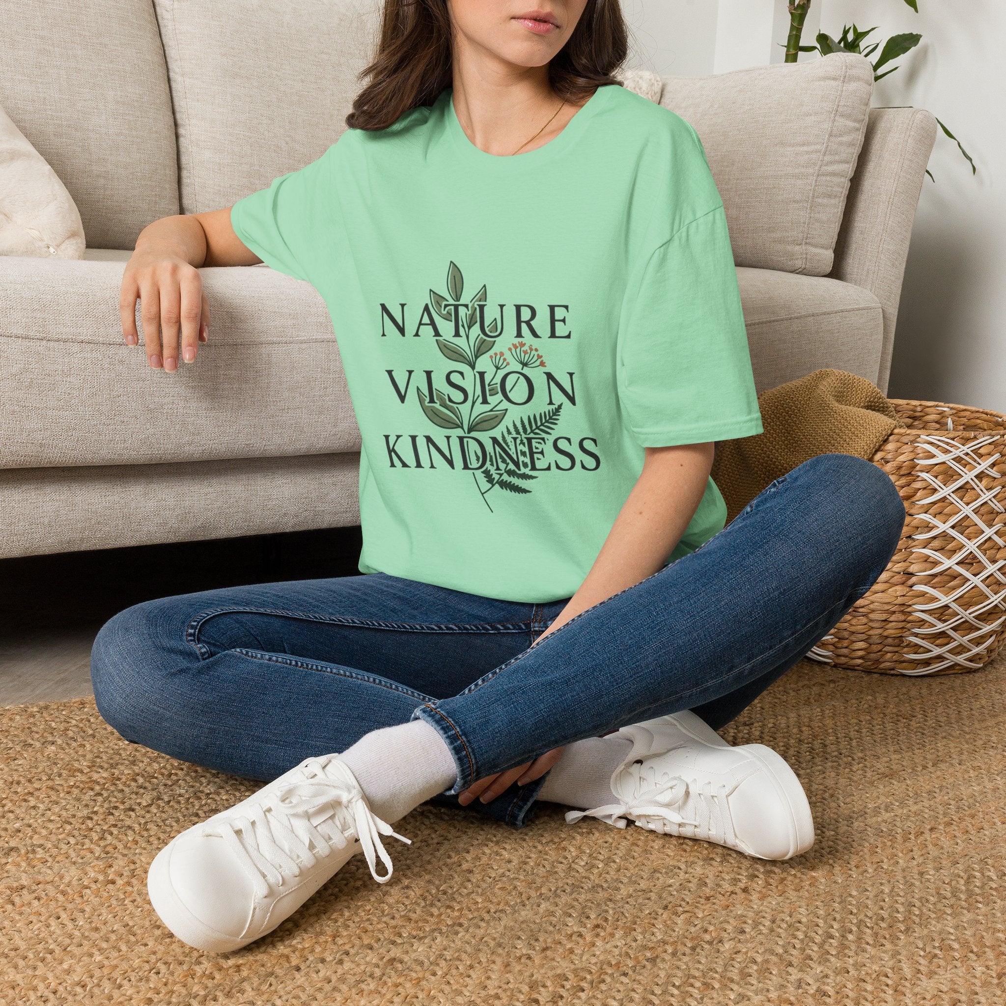 NVK NATURE VISION TEE™ — Botanical Graphic, Everyday Wear
